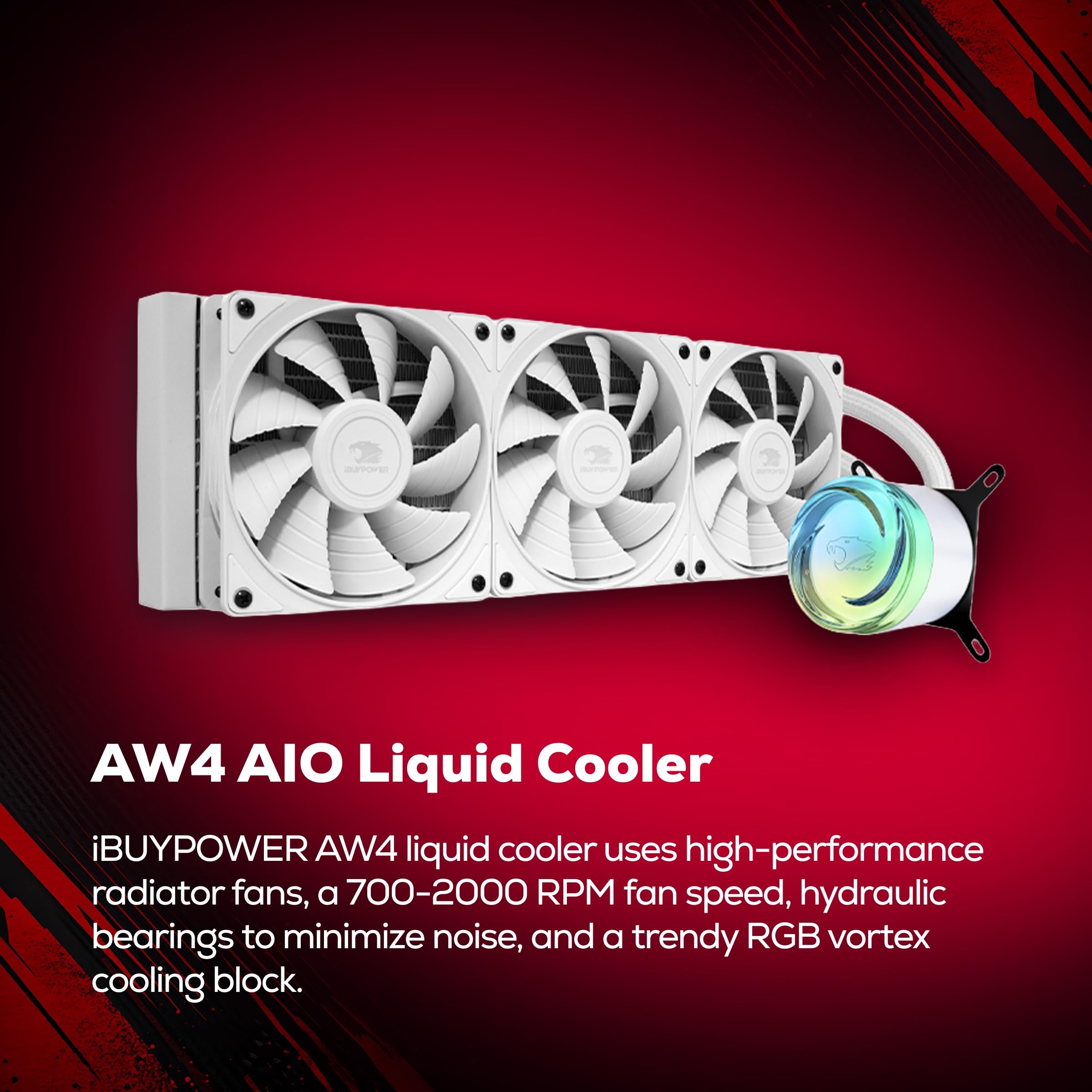iBUYPOWER Element Gaming PC Desktop Computer AMD Ryzen 9 7900X CPU, NVIDIA GeForce RTX 5070 12GB GPU, 32GB DDR5 RAM, 1TB NVMe SSD, Windows 11 Home, Gamer Keyboard and Mouse - EWA9N5702 image 8
