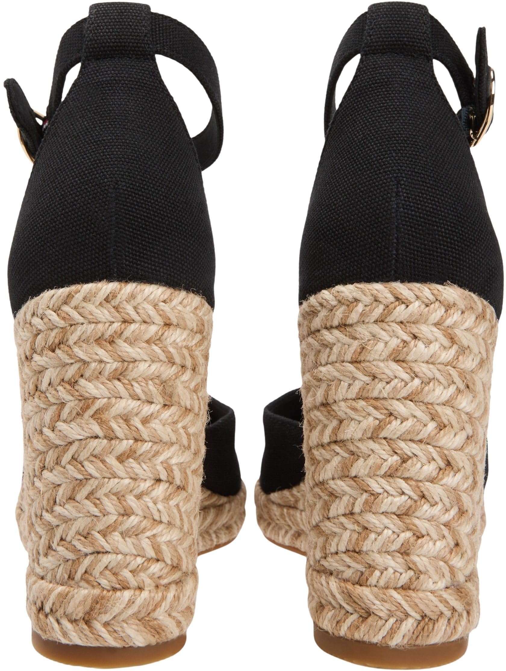 Tommy Hilfiger Flag High Wedge Espad Closed Toe Fw0fw09225, Alpargatas de cuña Mujer