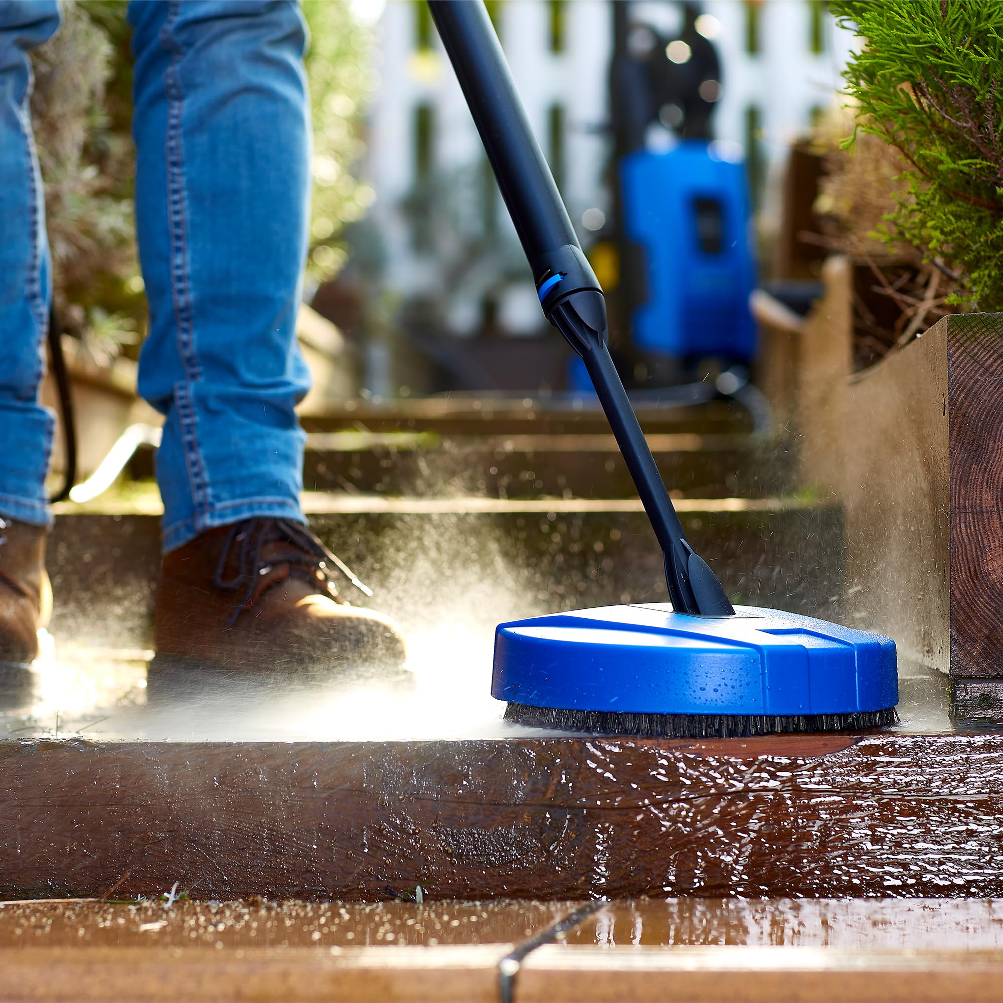 Nilfisk Compact Patio Cleaner - Wooden Decks, Ceramic Tiles, Stone Floors and Bricks - Original Pressure Washer Surface Cleaner - Image 4