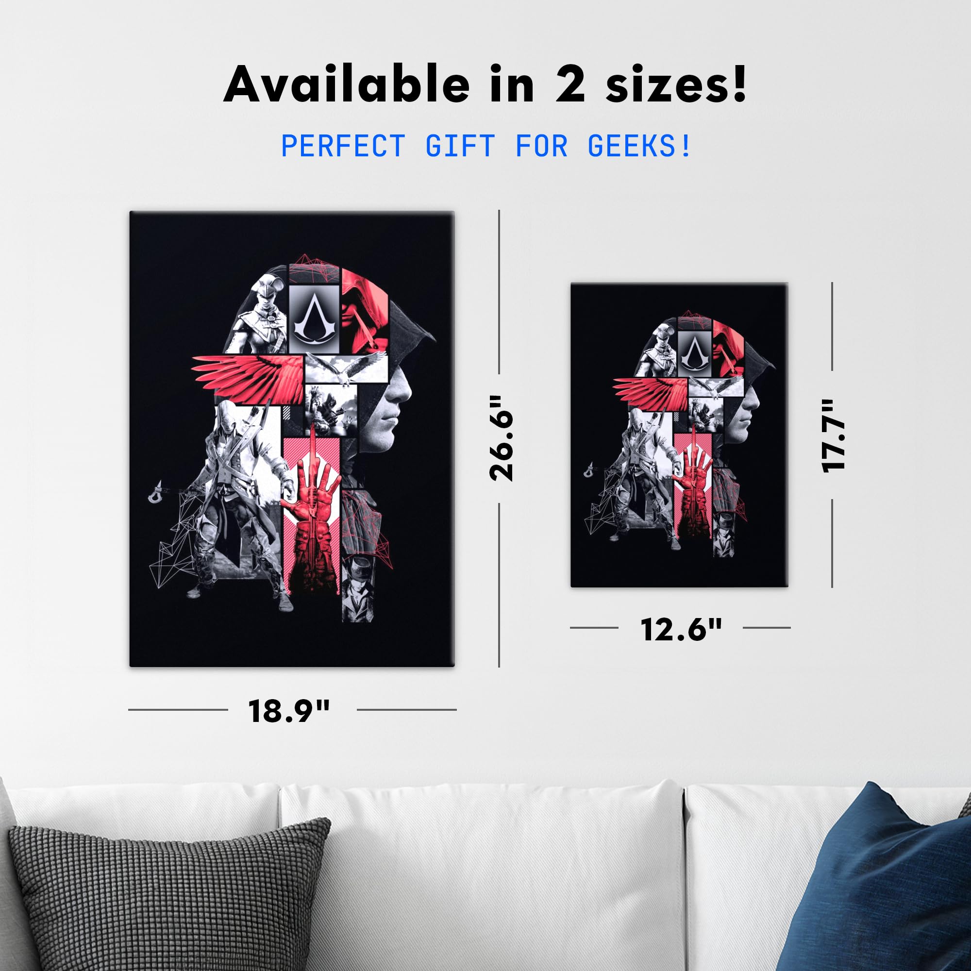 Displate Metall poster Assassin's Creed Assassins Memory Größe M