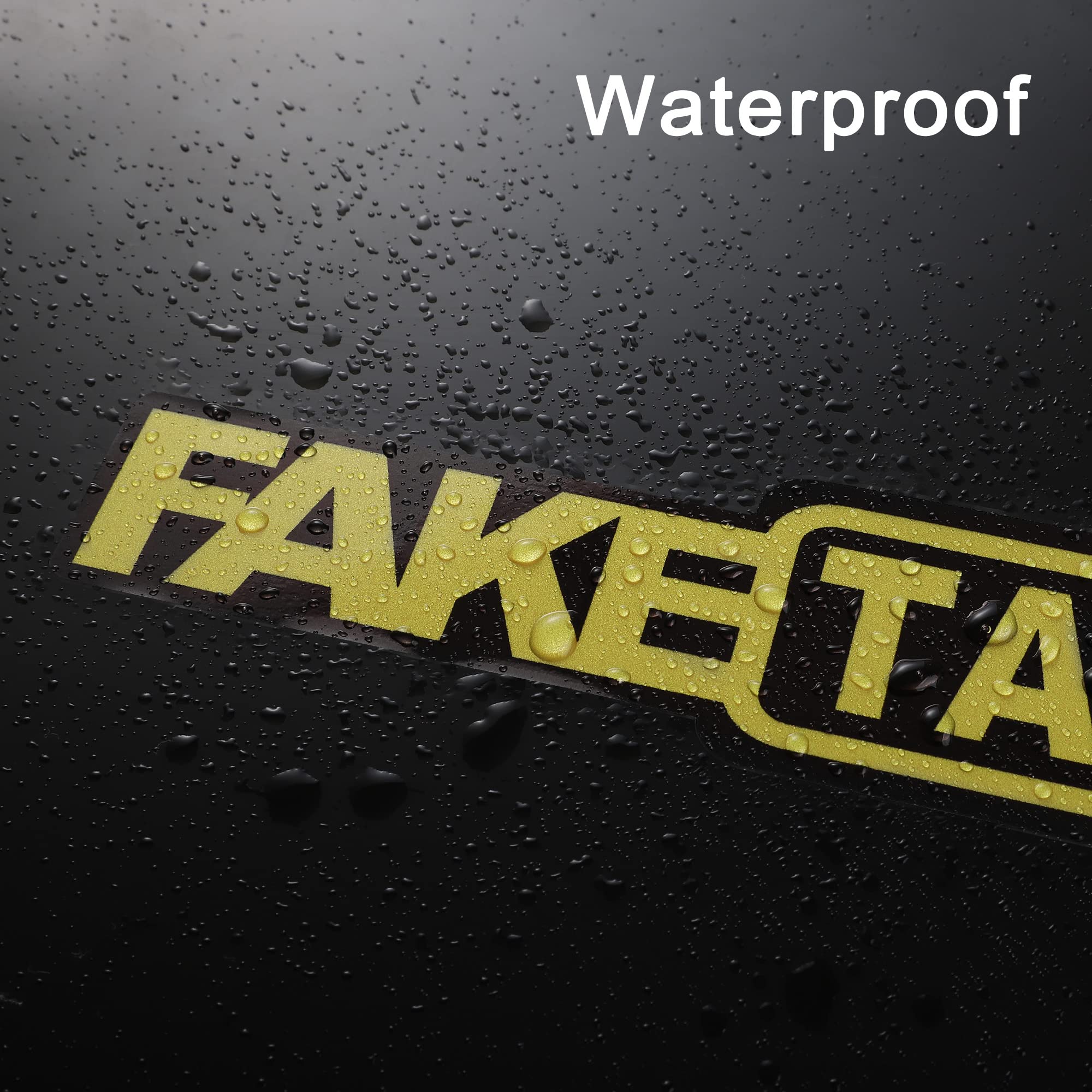 TOMALL Lot De 3 Autocollants Réfléchissants En Vinyle Pour Pare-chocs, Garde-boue, Fenêtre, SUV, Camion, Moto, Vélo (B-jaune