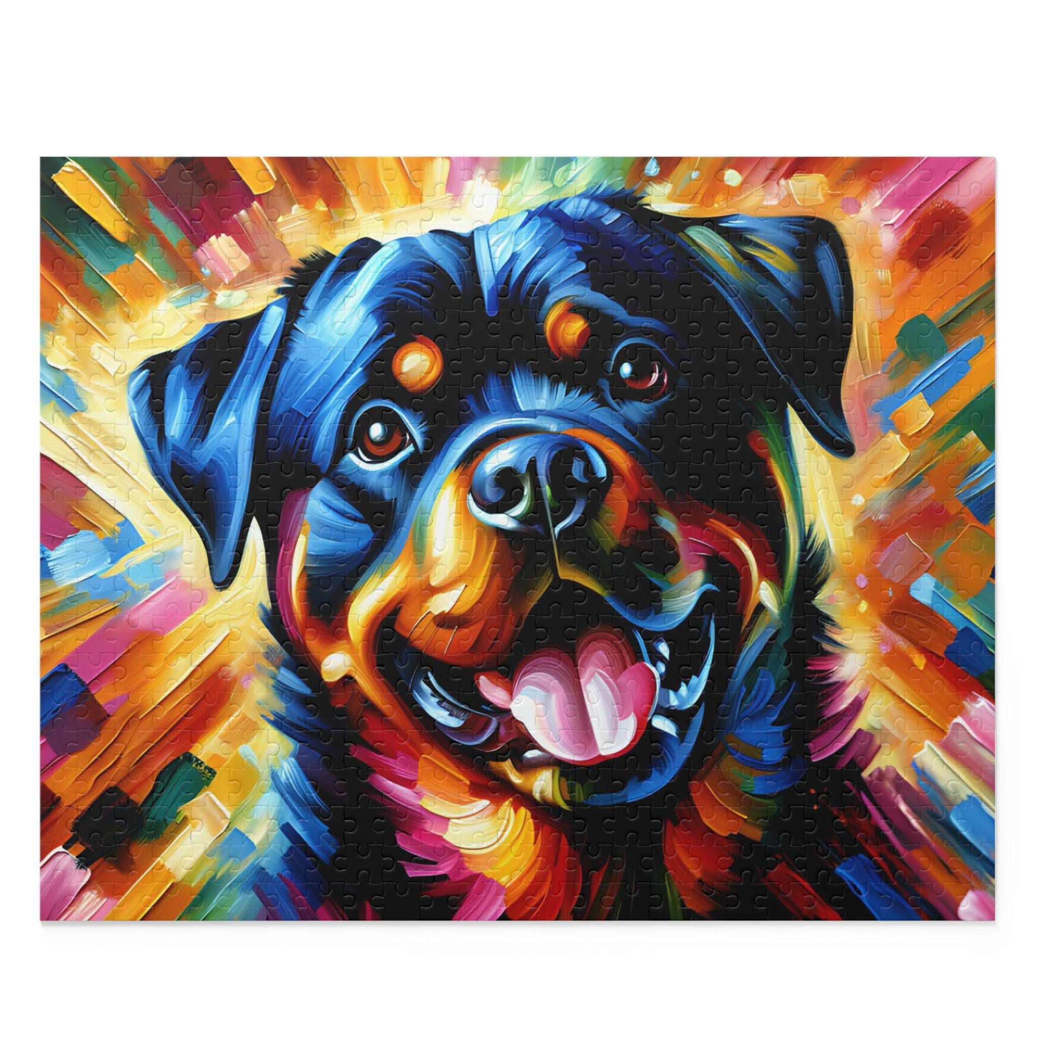 Rottweiler Dog Jigsaw Puzzle | 1000 Pieces | Rottweiler Gifts For Family, Kids, Pet Dog Lovers โ image 1
