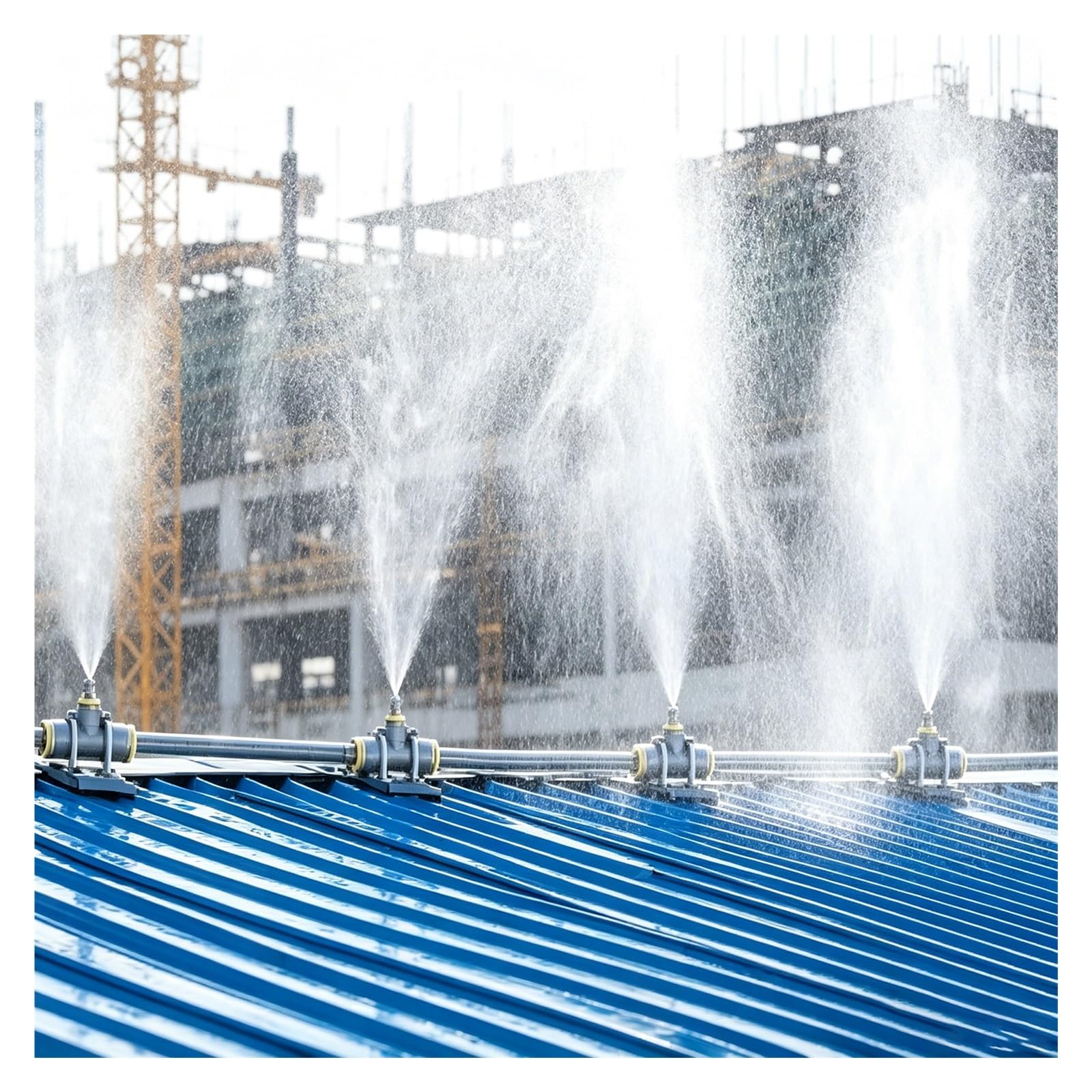 SprüHnebel Terrasse KüHlung Automatisches Sprühnebelsystem Für Den Außenbereich – Schlauch-Set Zur Kühlung Mit Düsen Für Tierkäfige Oder Pferdeställe, System Zur Wasserzerstäubung | 20m/66feet