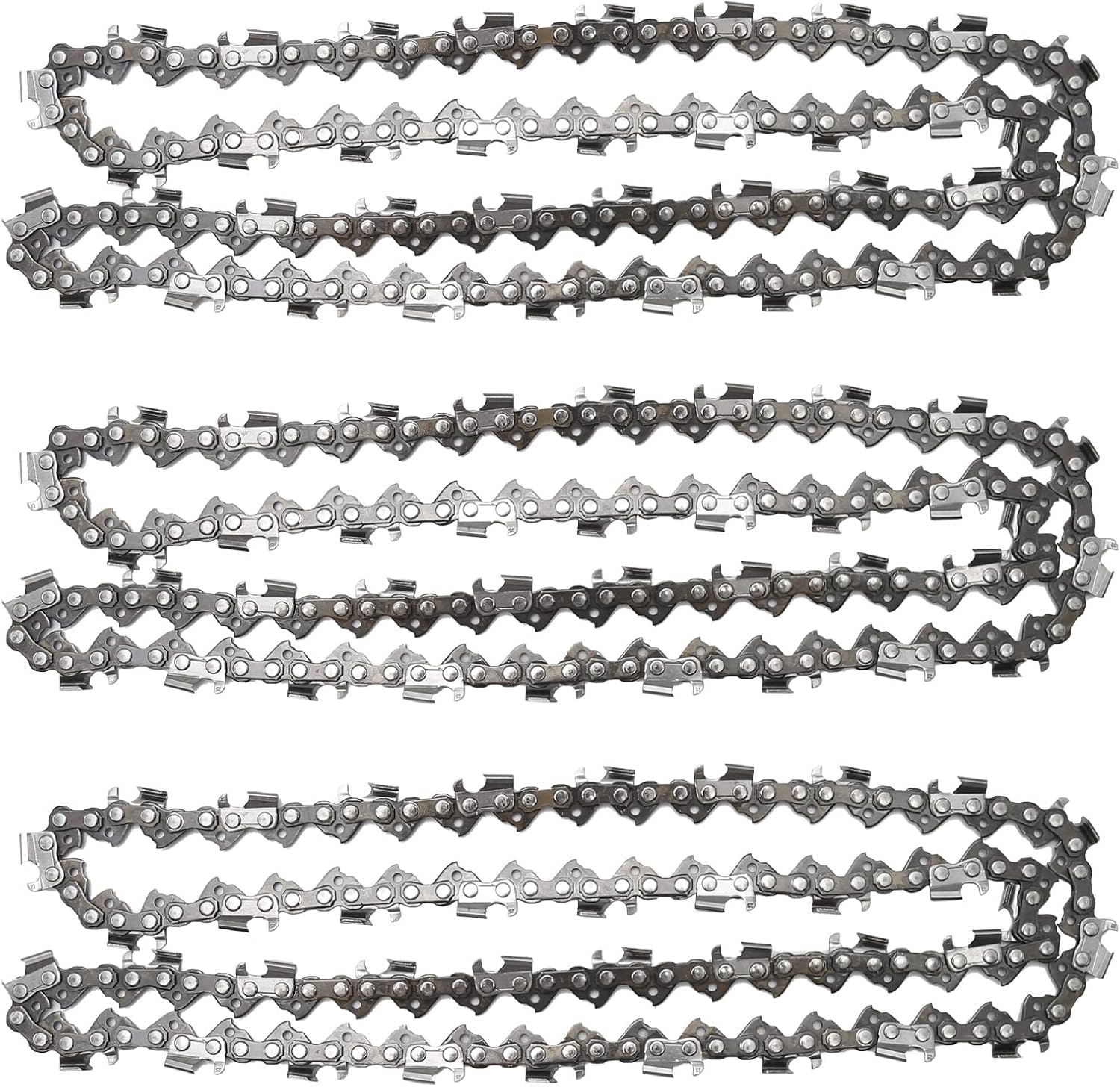 Saihisday 20" Chainsaw Chain 325" Pitch 058 Gauge 76DL Replacement for Blue Max