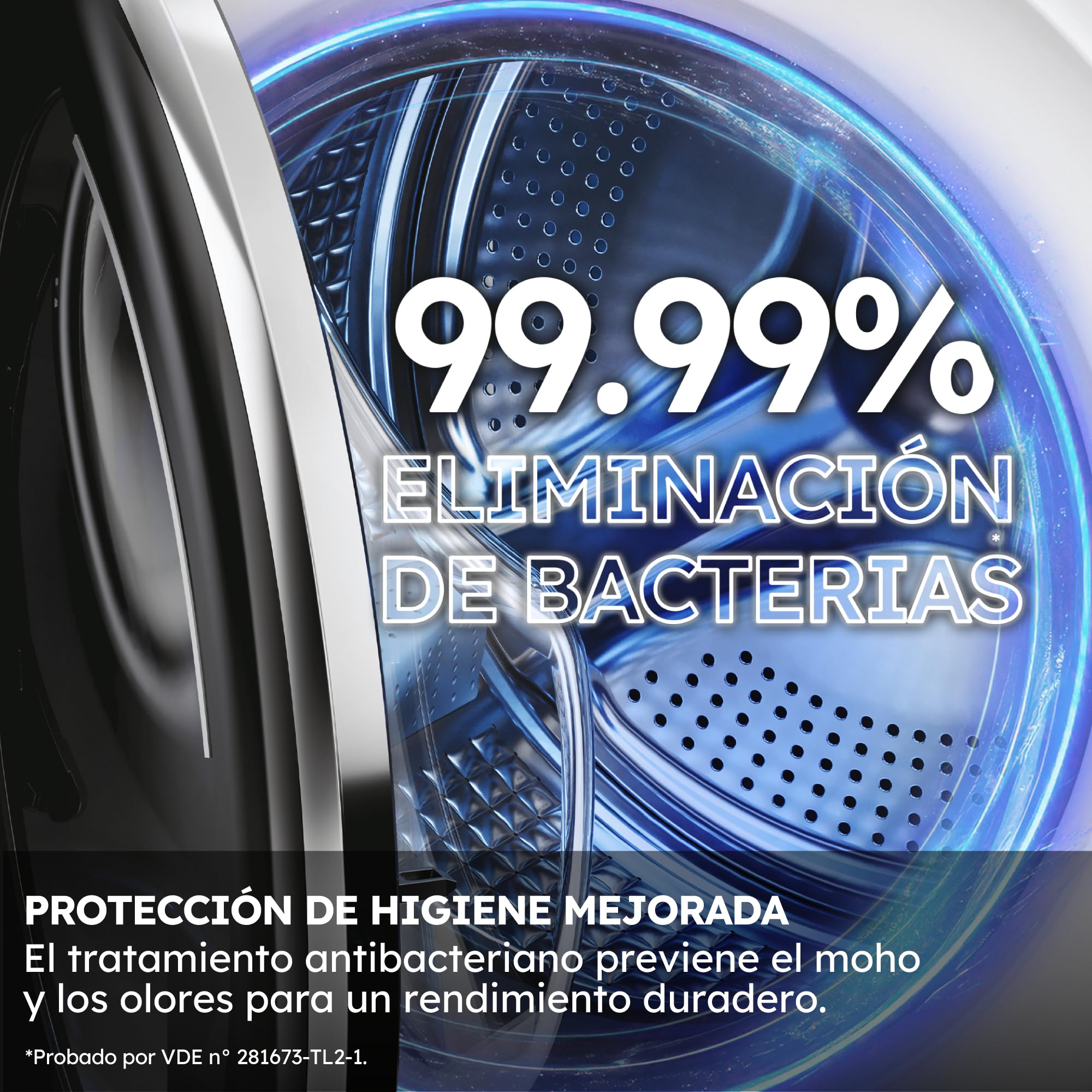 Haier I-Pro Series 1 HW110-BP14929A-S Lavadora Carga Frontal 11KG, Función Vapor, 15 Programas, Antibacterias, Motor Inverter, Display Digital, 1400 RPM, Inicio Diferido, Detector de KG, Blanco