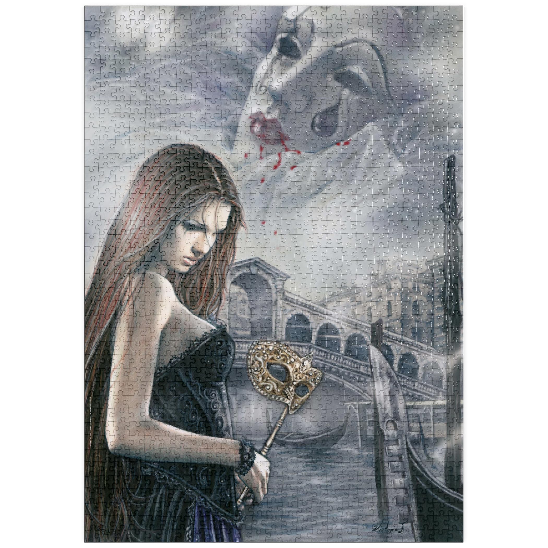 MyPuzzle 1000 Piece Jigsaw Puzzle - Victoria Francés Favole Art, Premium Quality, Made In USA - View #9