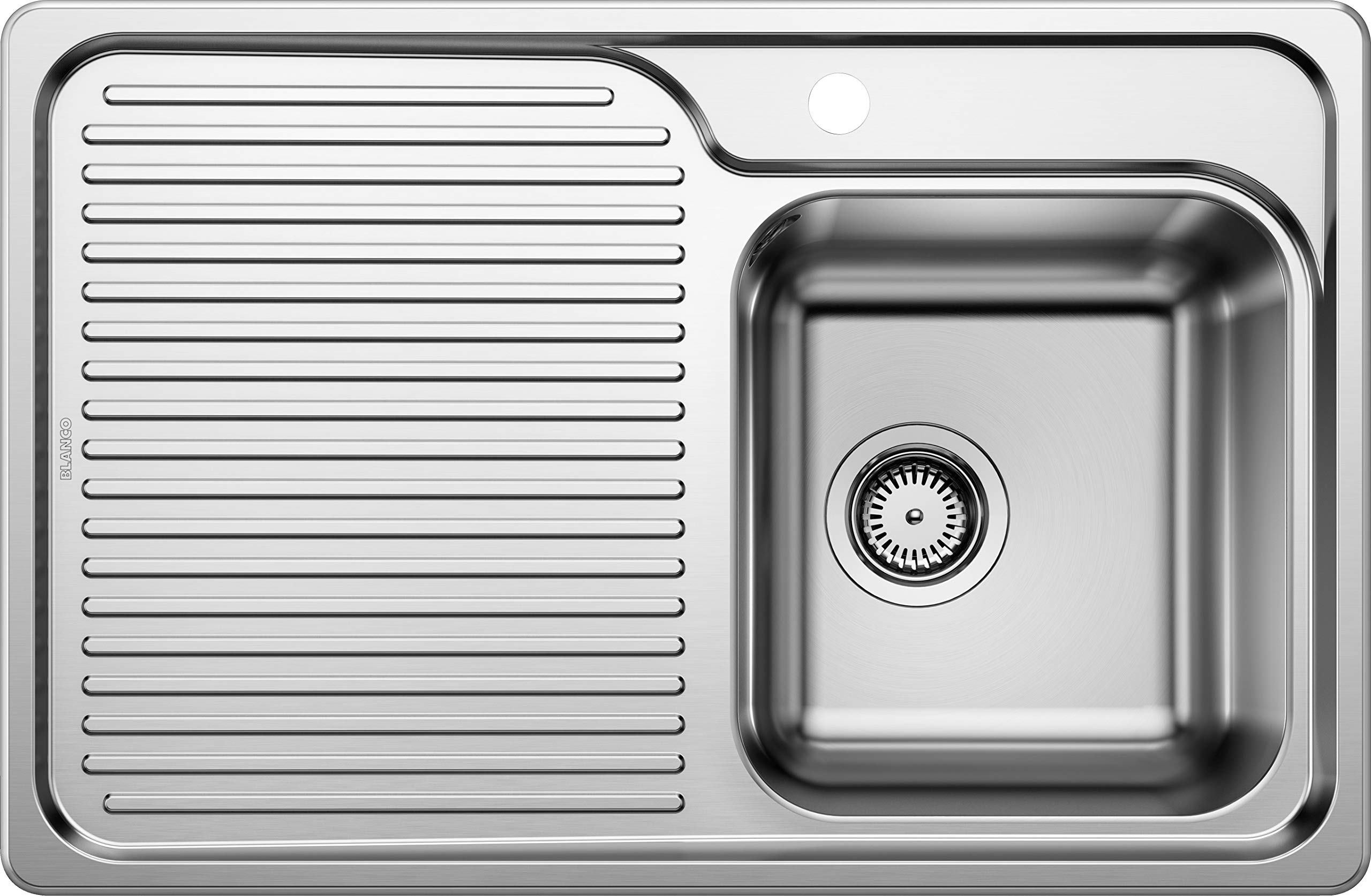 BLANCOClassic 40s, Stainless Steel Inset Kitchen Sink & Basin Right, Pack of 1, 511124
