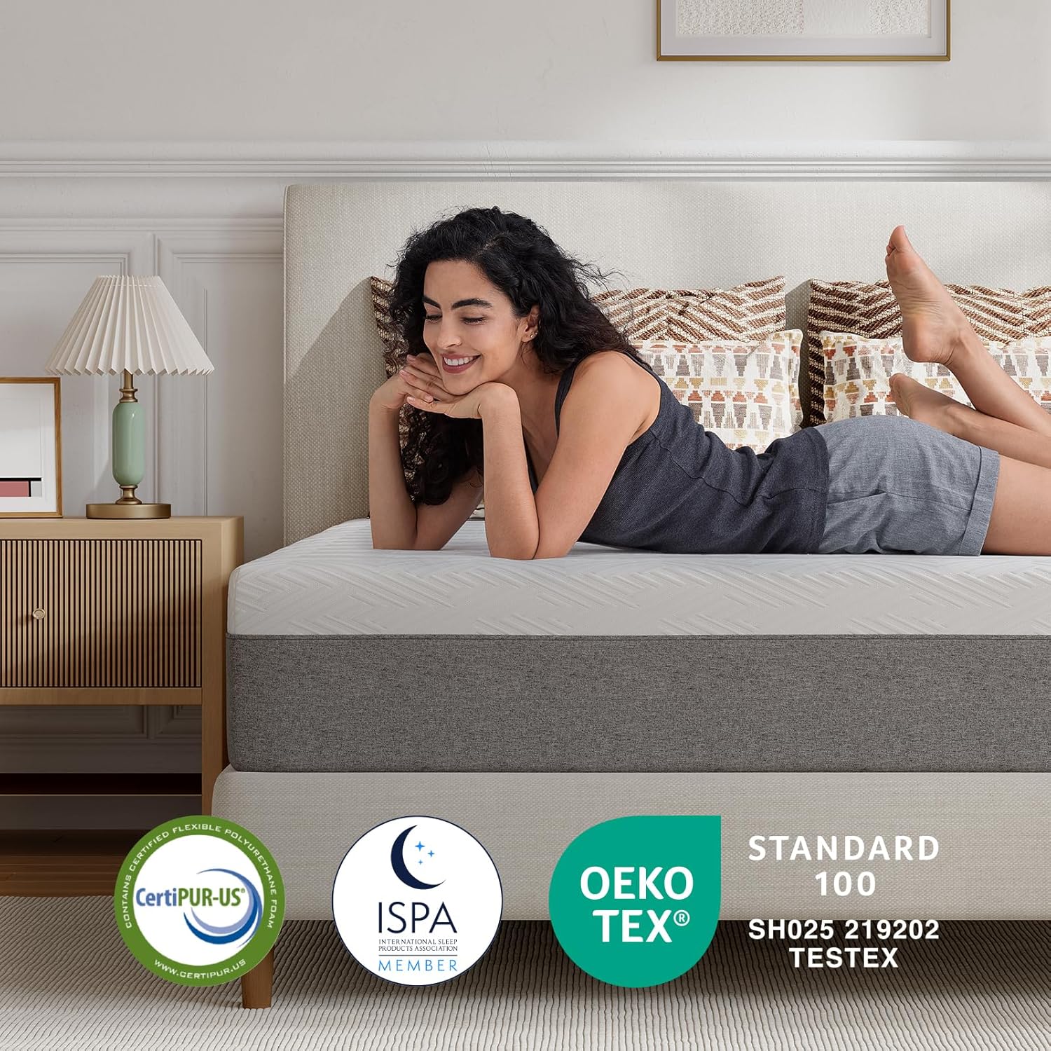 Novilla Queen Size Mattress, 10 Inch Memory Foam Mattress Queen in a Box with Comfort Foam for Contour Support & Motion Isolation & Edge Support, CertiPUR-US Certified - Image 7