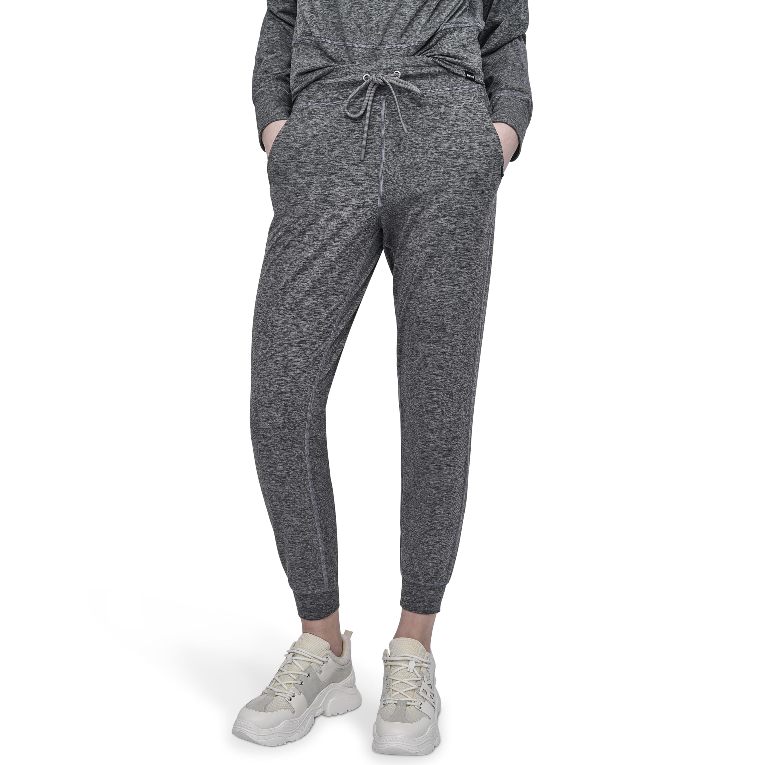 DKNY Women's High Waist Slim Fit Jogger Sweatpant