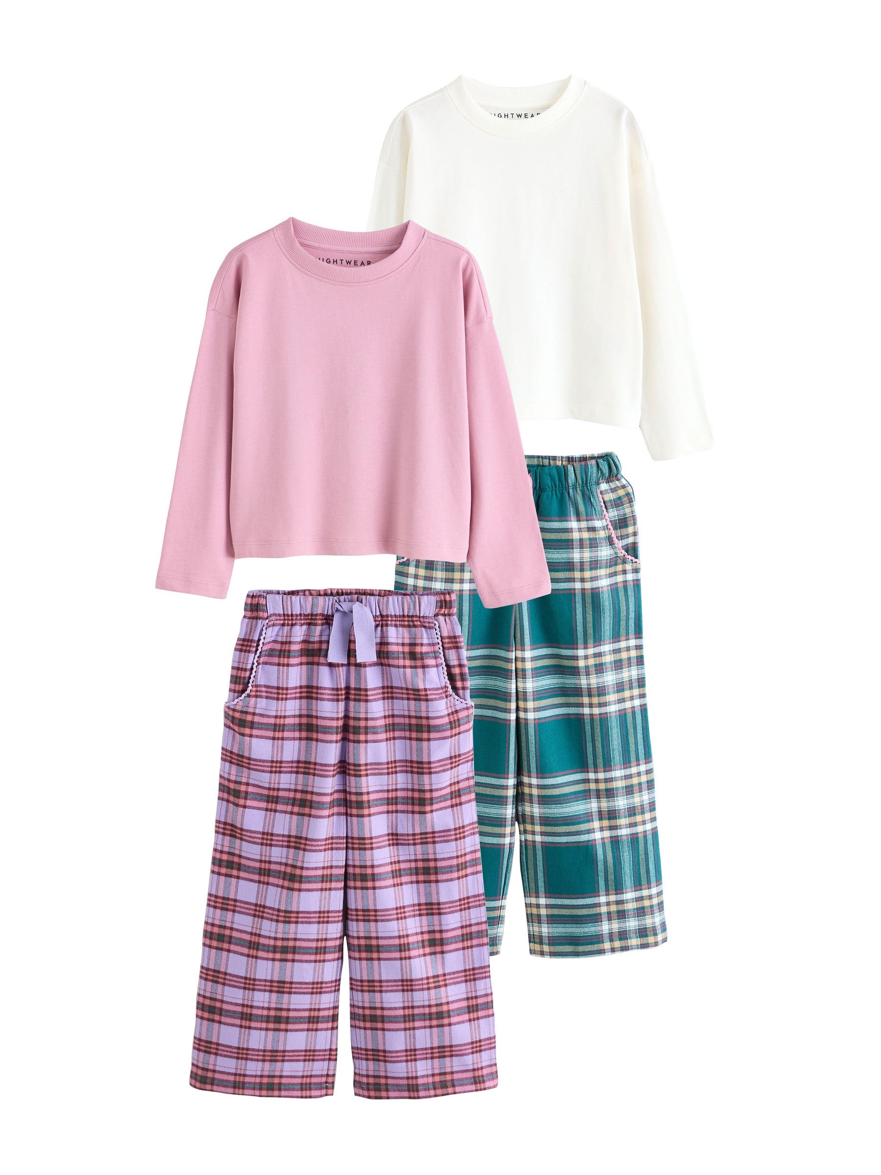 NEXT Fille Bas de Pyjama tissé, Lot de 2