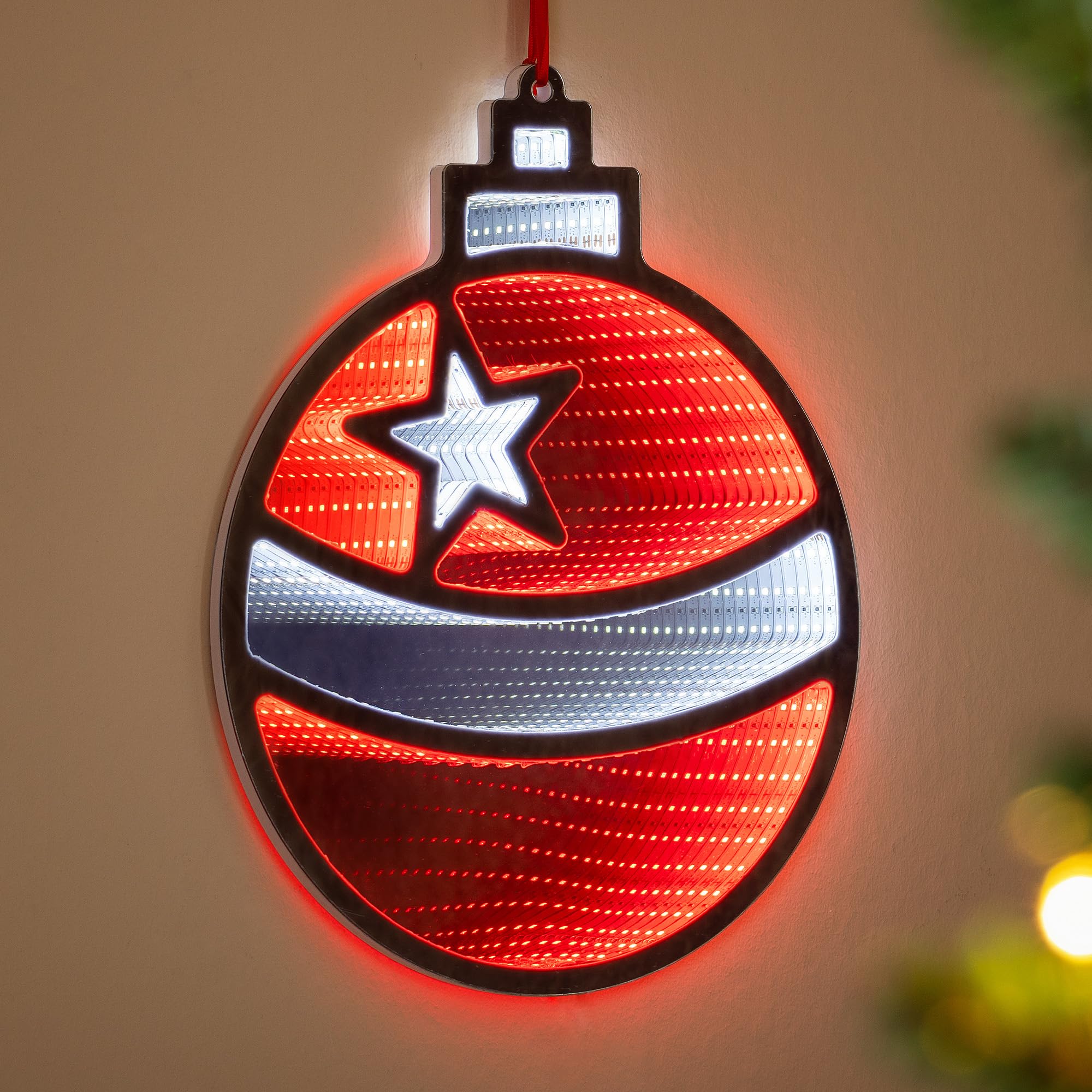 B&Q -  Christmas Bauble Infinity Light