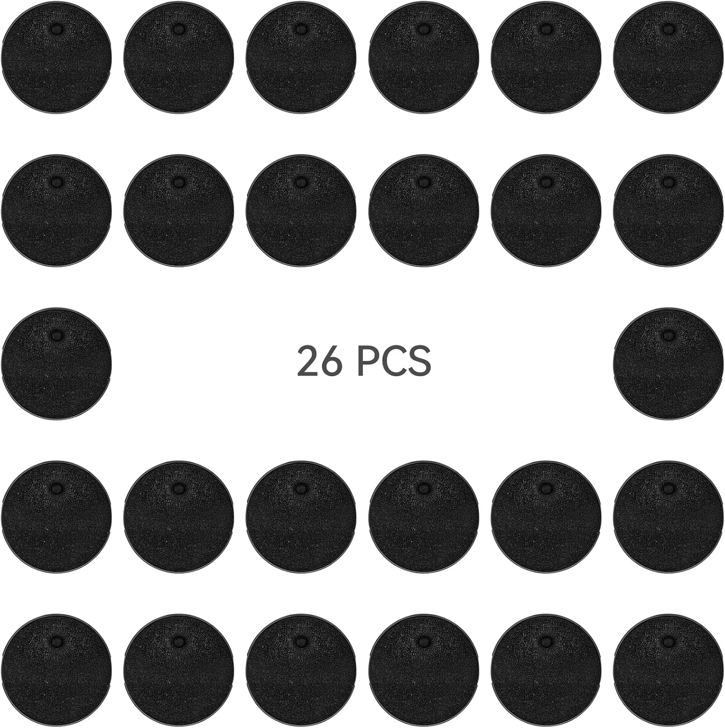 26PCS 6 inch Action Figure Display Stand with Peg, Assembly Display Holder Accessories, Compatible with 1/12 Scale Mavel Legends Series/Gi Jeo Classified Series/D C/Mo tu Figures, Black Round