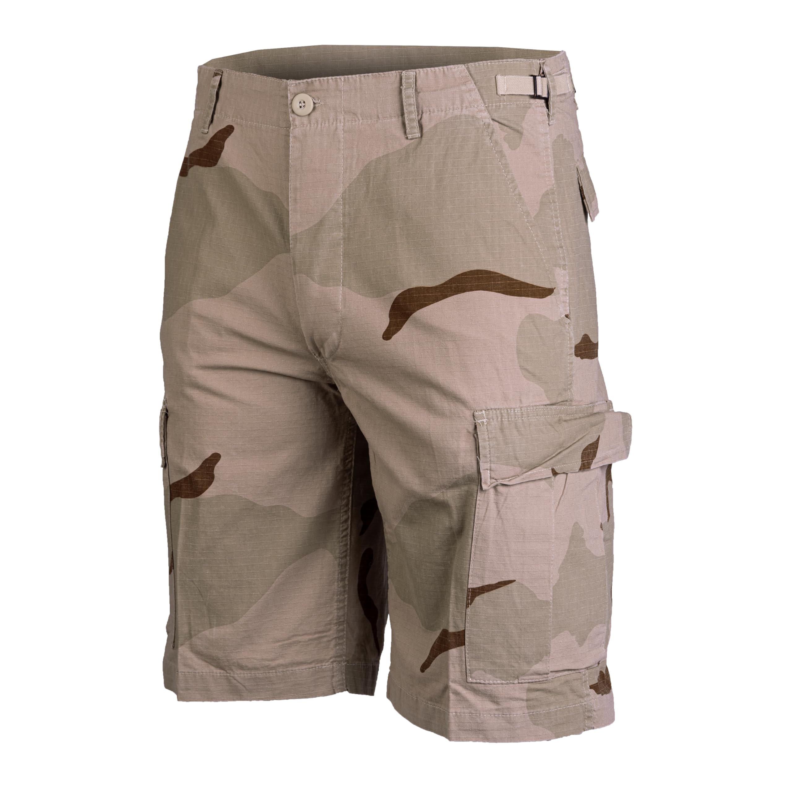 Mil-Tec Men's Desert Bermuda Shorts, Beige, S UK