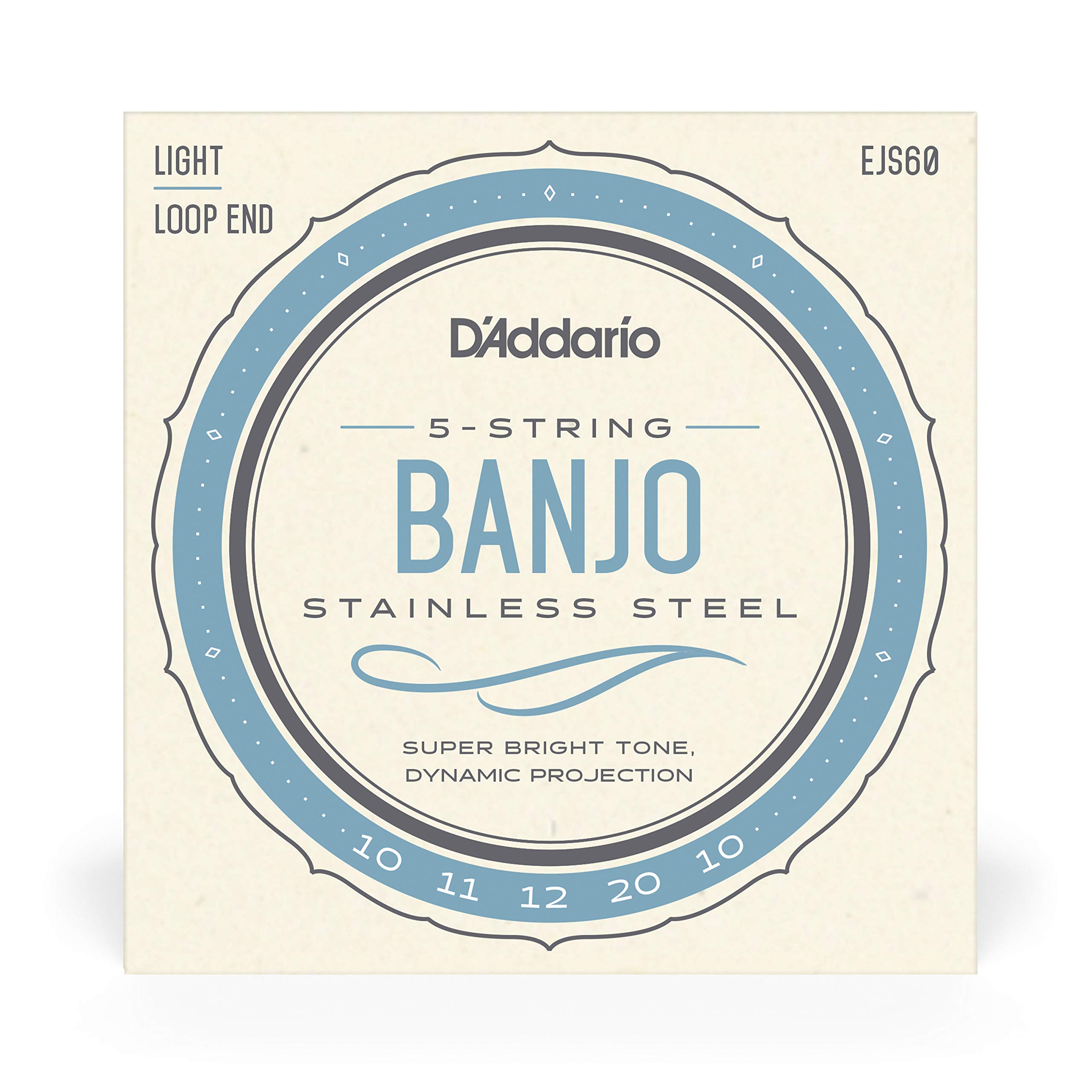 Amazon | D'Addario ダダリオ バンジョー弦 ステンレス Light 5弦 .010