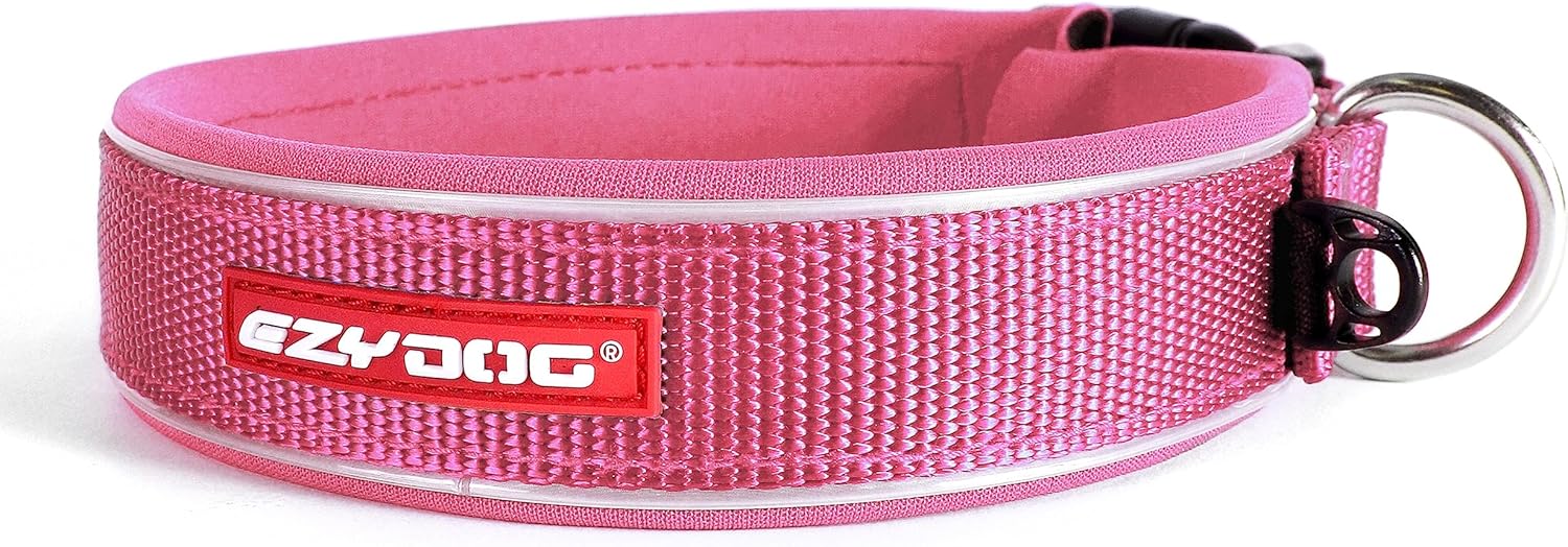 EzyDog Neo Waterproof Dog Collar Reflective Trim for