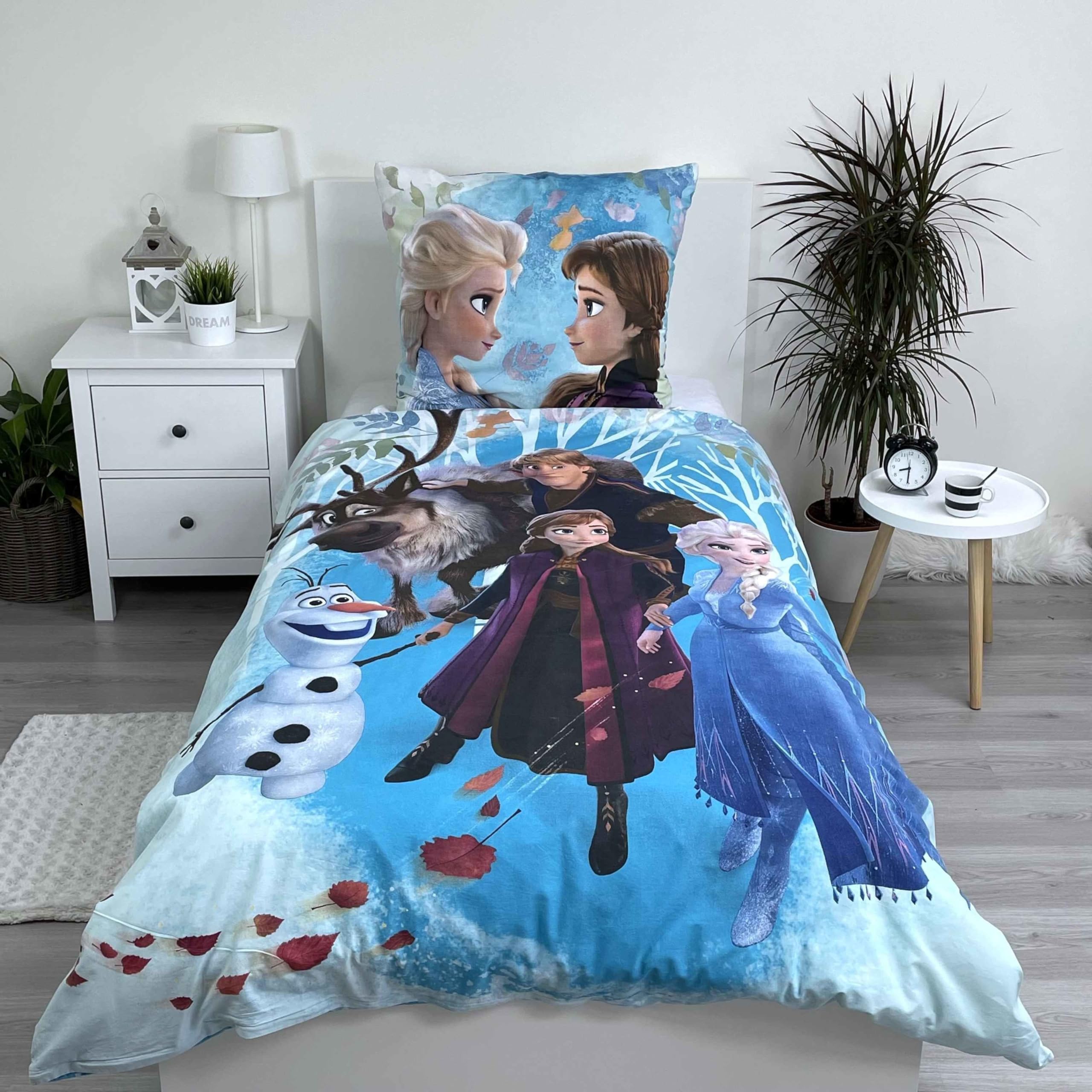 Jerry Fabrics Disney Frozen Children's Bedding Duvet Cover 160 x 200 cm and Pillowcase 70 x 80 cm 100% Cotton - Image 2
