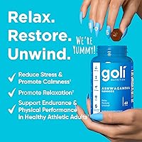 Vista 3 de Goli Ashwagandha Gummies with KSM-66 and Vitamin D - Premium Root Extract - Vegan, Non-GMO - Mixed Berry Flavor - 60 Count (2-Pack, 120 Total)