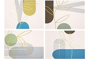 Mid-Century Modern Minimalist Placemats