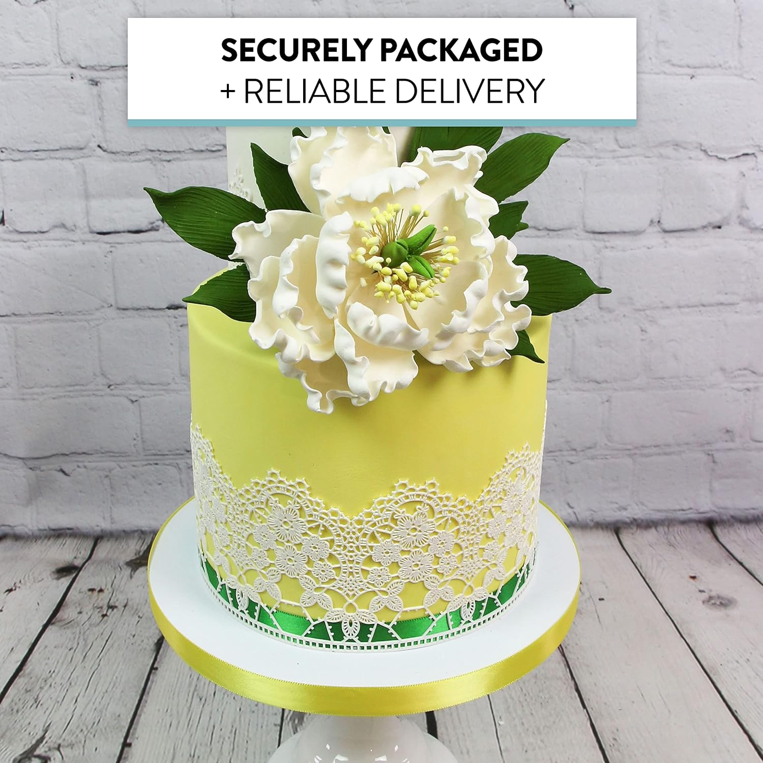 Cake Flowers – Gumpaste Flower for Cakes - White Bloom Peony Decoration for Cakes - Handmade - 3 Count – by Global Sugar Art and Chef Alan Tetreault