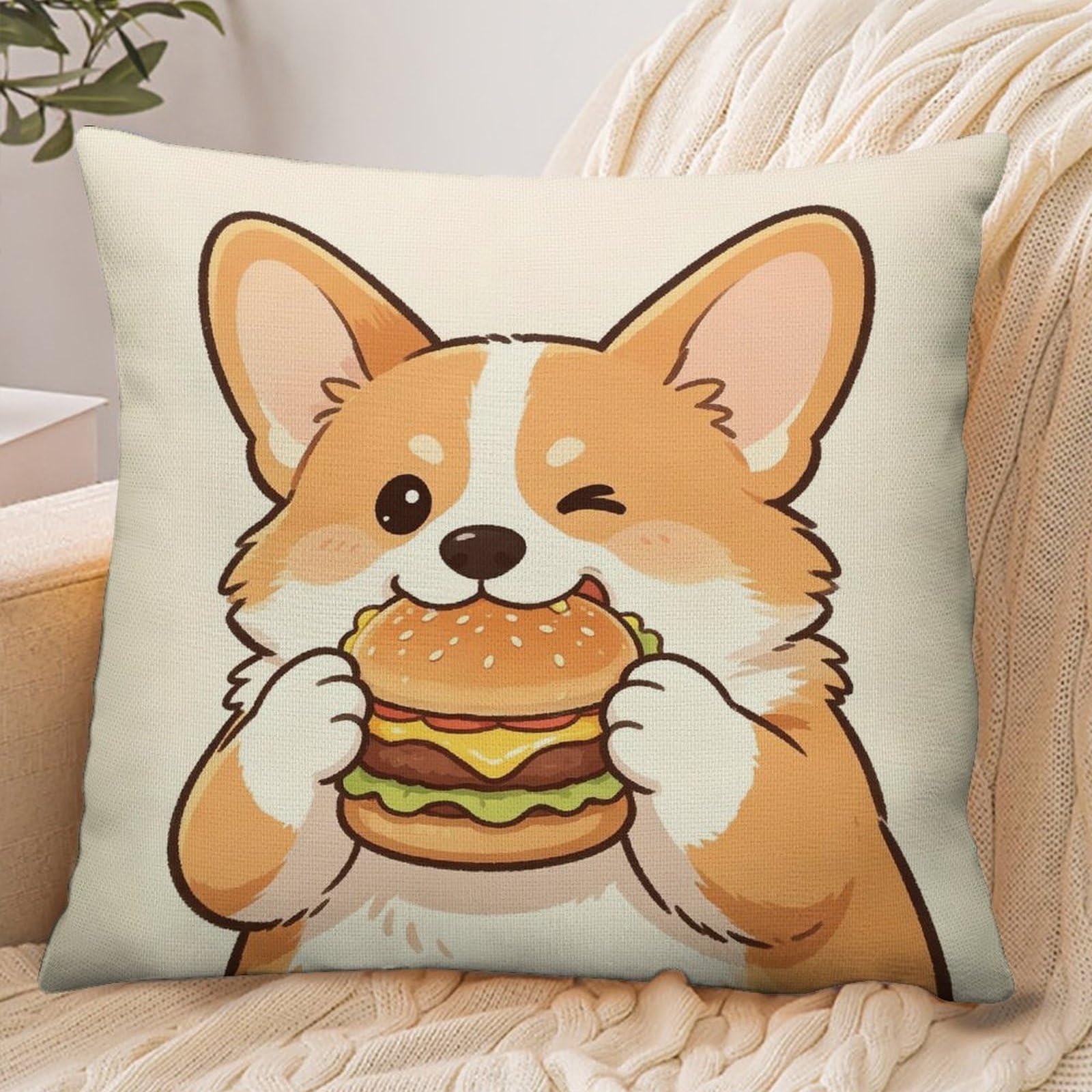 Fekiloot Style Dog Pillowcase Pillow Sham Pillow Case