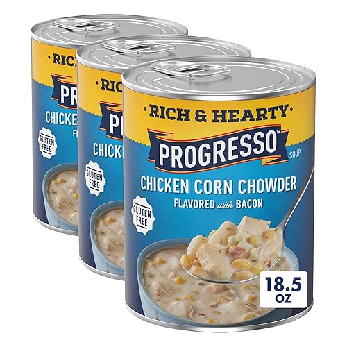 Progresso Rich and Hearty Chicken Corn Chowder Canned Soup, Flavored