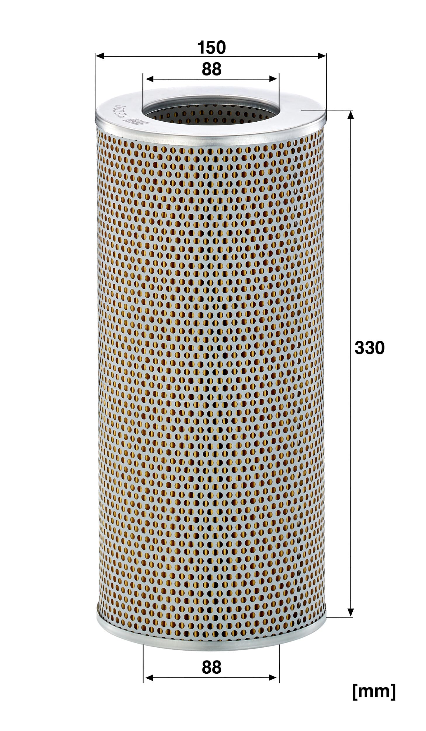 MANN-FILTER H 15 222/2 Filtro de aceite - para Aplicaciones fuera de autopista