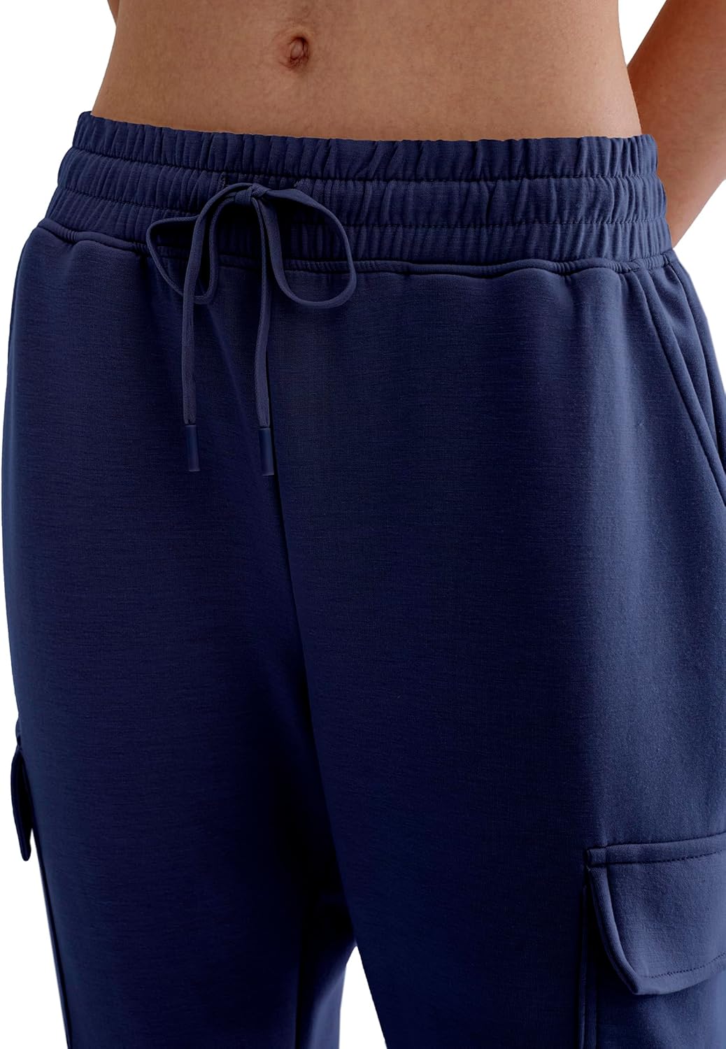 DITOK Women's Cargo Jogger Sweatpants, Soft Smooth Lightweight Tapered Athletic Lounge Pants with Pockets for Hiking, Casual - Image 4