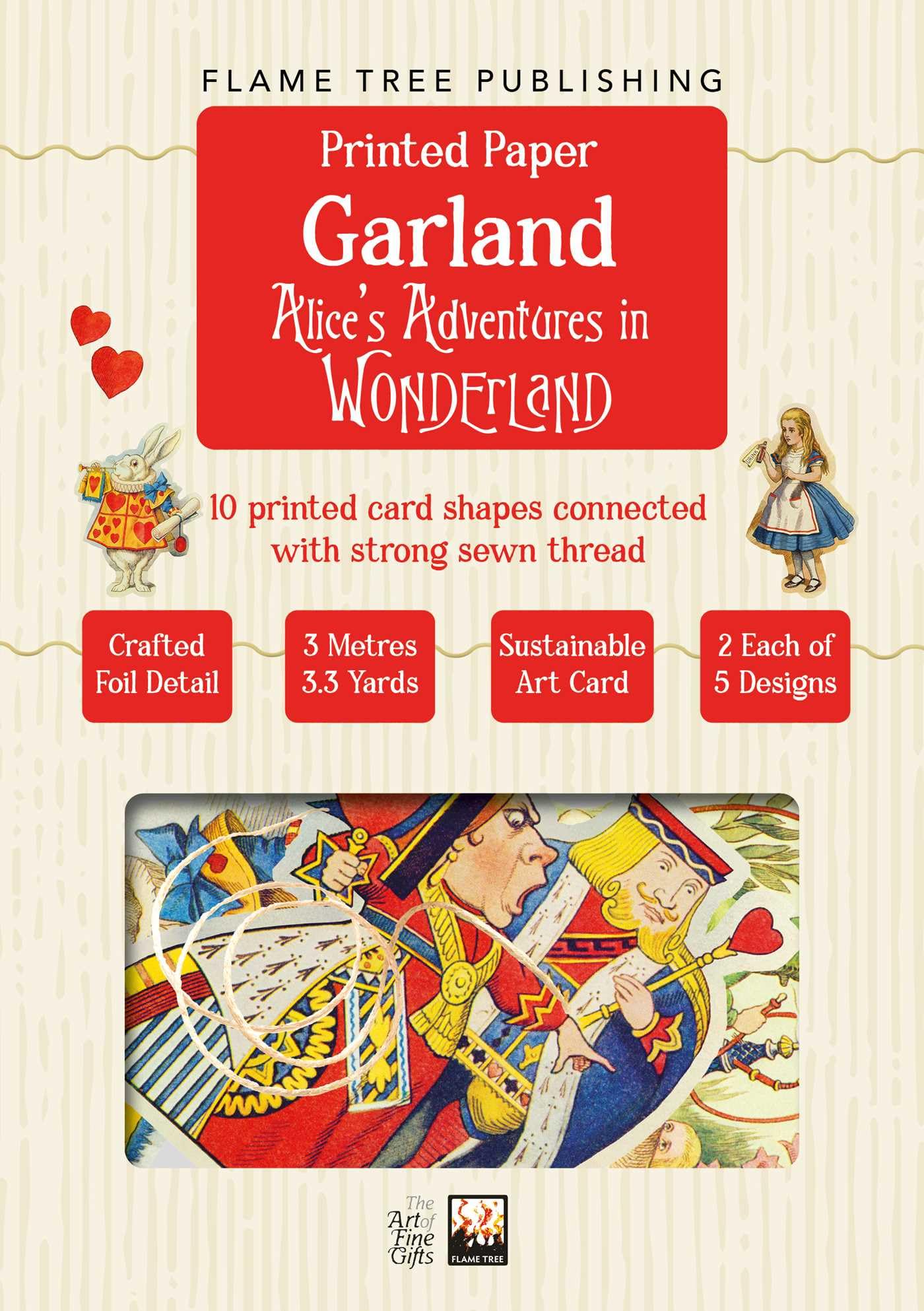 Alice’s Adventures in Wonderland Paper Garland