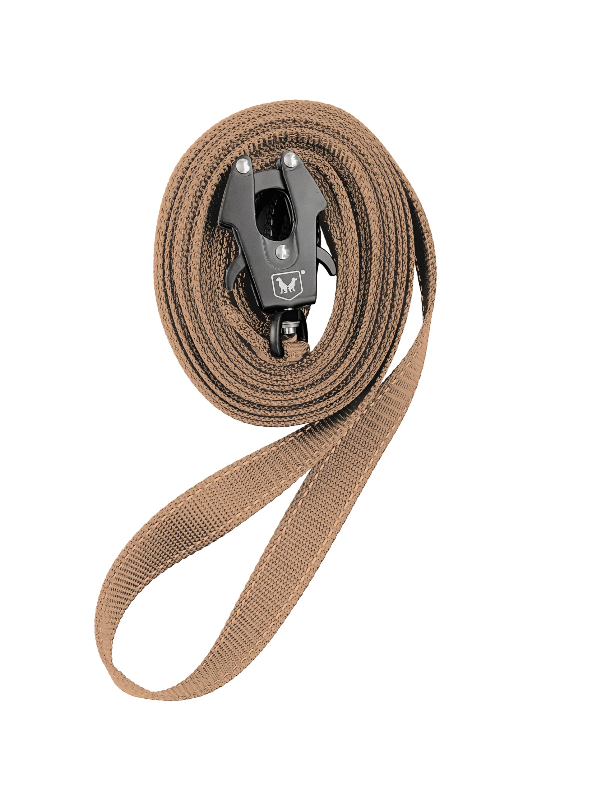 Boss Dog Tactical Nylon Tracking Leash, Tan, 20 FT