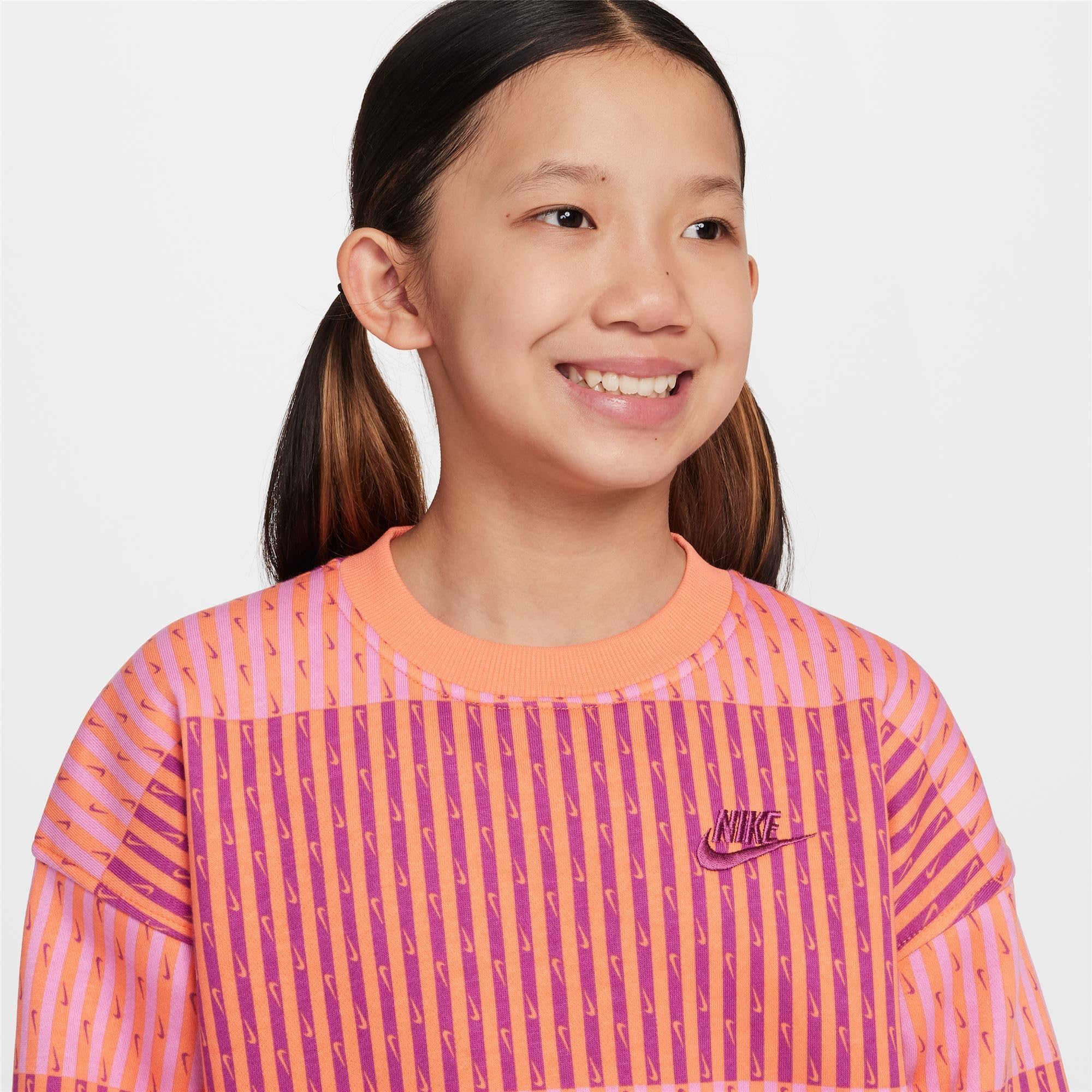 NIKE Sportswear Club Fleece Extragroßes - Sudadera para niña