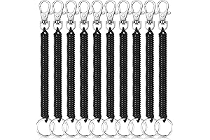 10-Pack Retractable Coil Lanyard: A Versatile Companion for Your Essentials