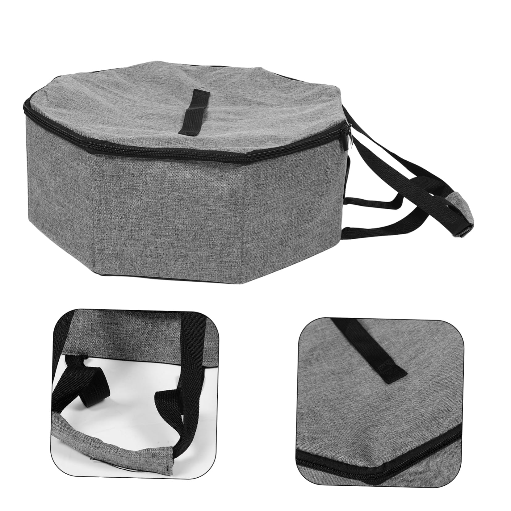 SOESFOUFU Travel Hat Storage Bag Large Organizer for Cowboy Hats Unisex Holder with Handle Convenient Carrier for Men and Women