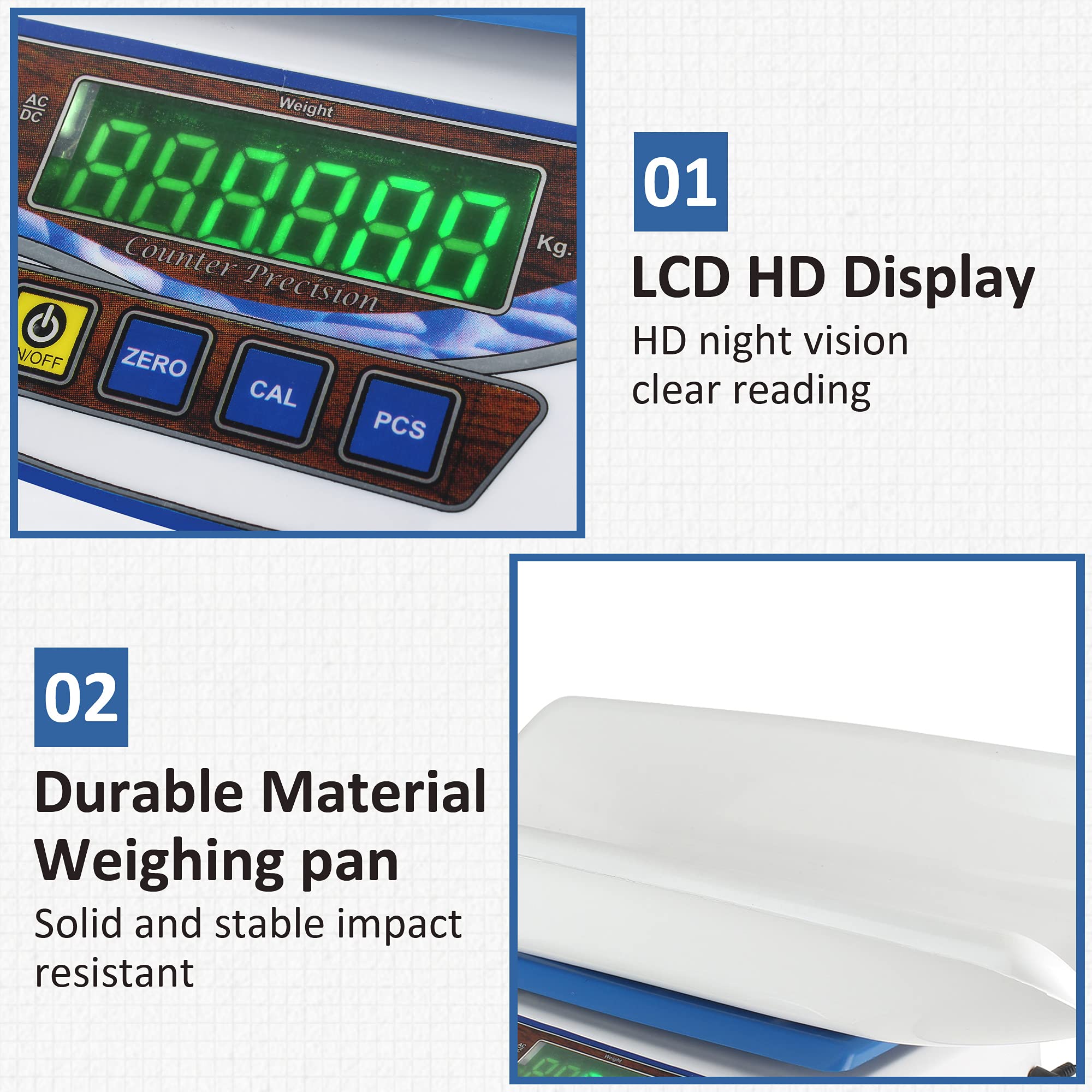 MCP Virgo Digital Baby Weighing Scale With Tray For Newborn Baby And Kitchen - Image 7 thumbnail