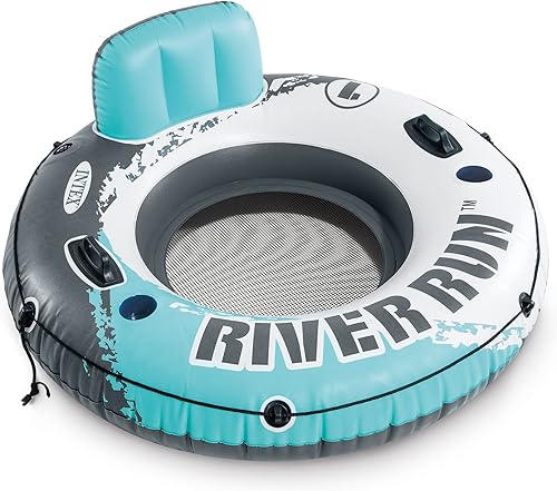 Miniatura 3 de Intex River Run - Balsa flotante inflable para agua, piscina y lago, color rojo y azul