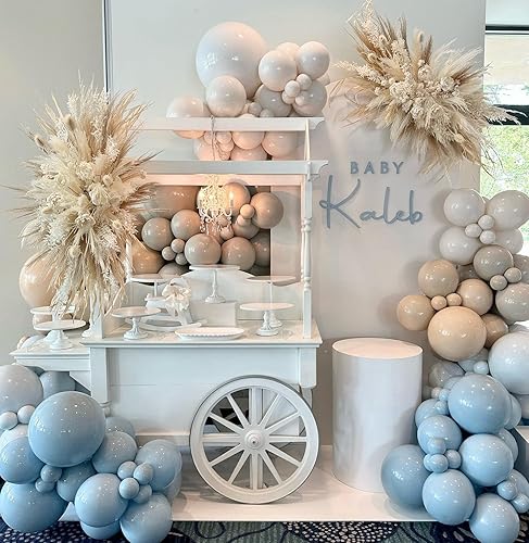 Miniatura 4 de Tan Balloons Double Stuffed Nude Brown Balloons Garland Apricot Balloons Different Sizes Neutral Balloon Arch Kit for Teddy Bear Baby Showers