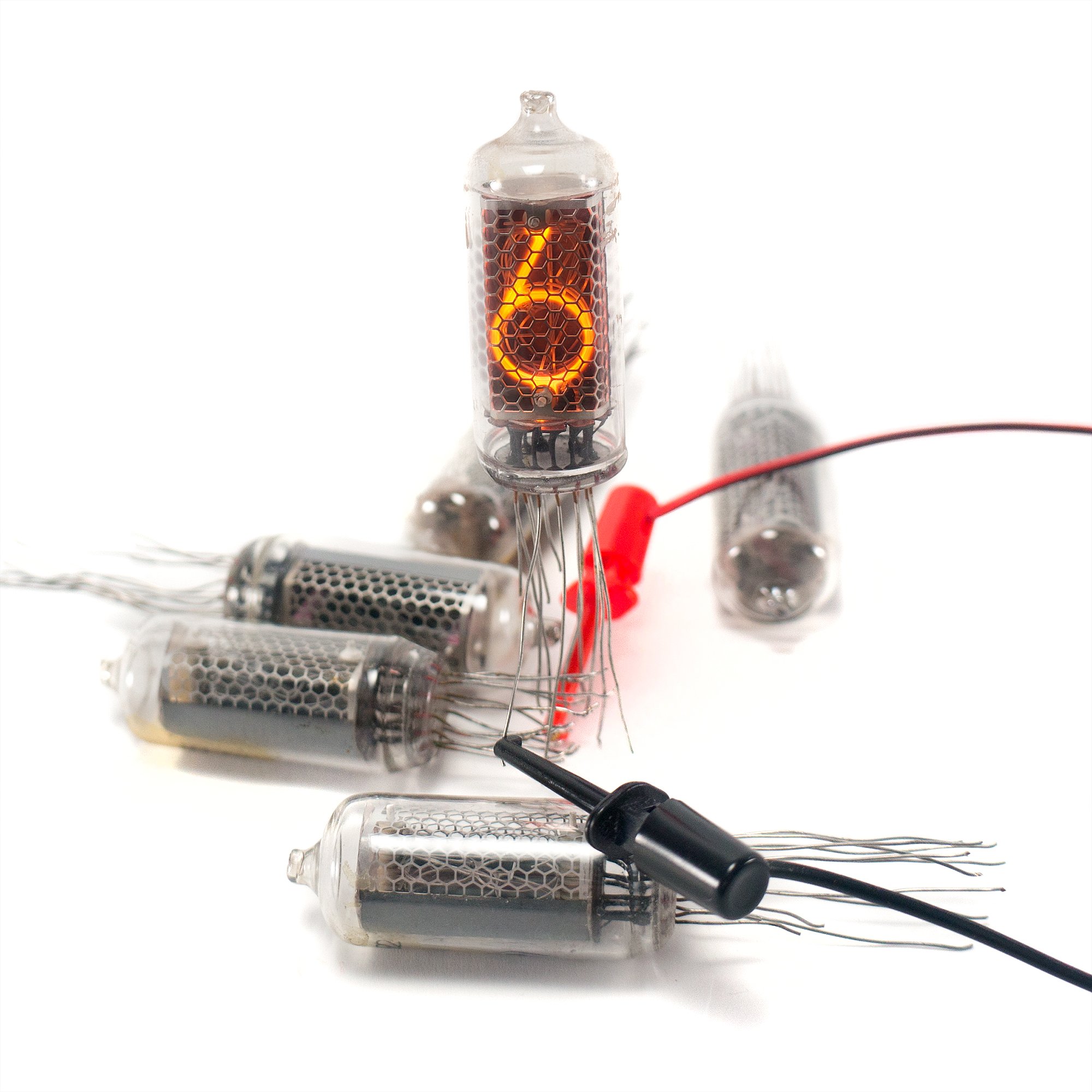 Amazon.com: 6 pcs Used Nixie Tubes IN-8-2 (as IN-14) Soviet Neon