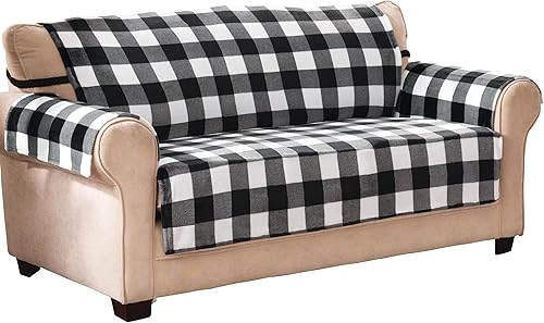 Collections Etc Buffalo Plaid Franklin Protector de muebles