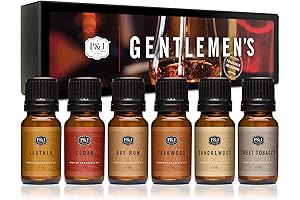 P&J Trading Fragrance Oil Gentlemen's Set: Top-Notch Aromatic Oils for Home Fragrance and Personal Care