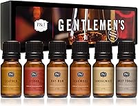 P&J Trading Gentlemen's Fragrance Oil Set - Cedar, Sandalwood & More | Premium Skin-Safe Scents for Diffusers, Candles, Soap Making, Gifts
