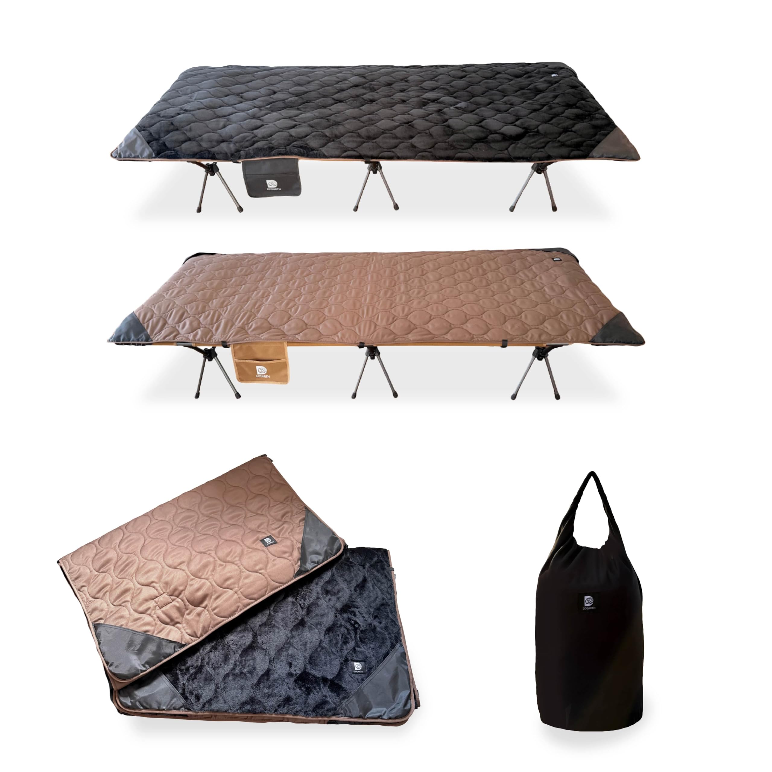 【DOEARTH_エアーマットコットGussuri】 Amazon | DOEARTH エアーマットコット Gussuri専用 リバーシブルカバー