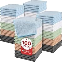Vista 19 de Orighty Paquete de 5 toallas faciales de microfibra, altamente absorbentes y suaves al tacto, toallas de mano para baño, hotel, spa y gimnasio, 11.5