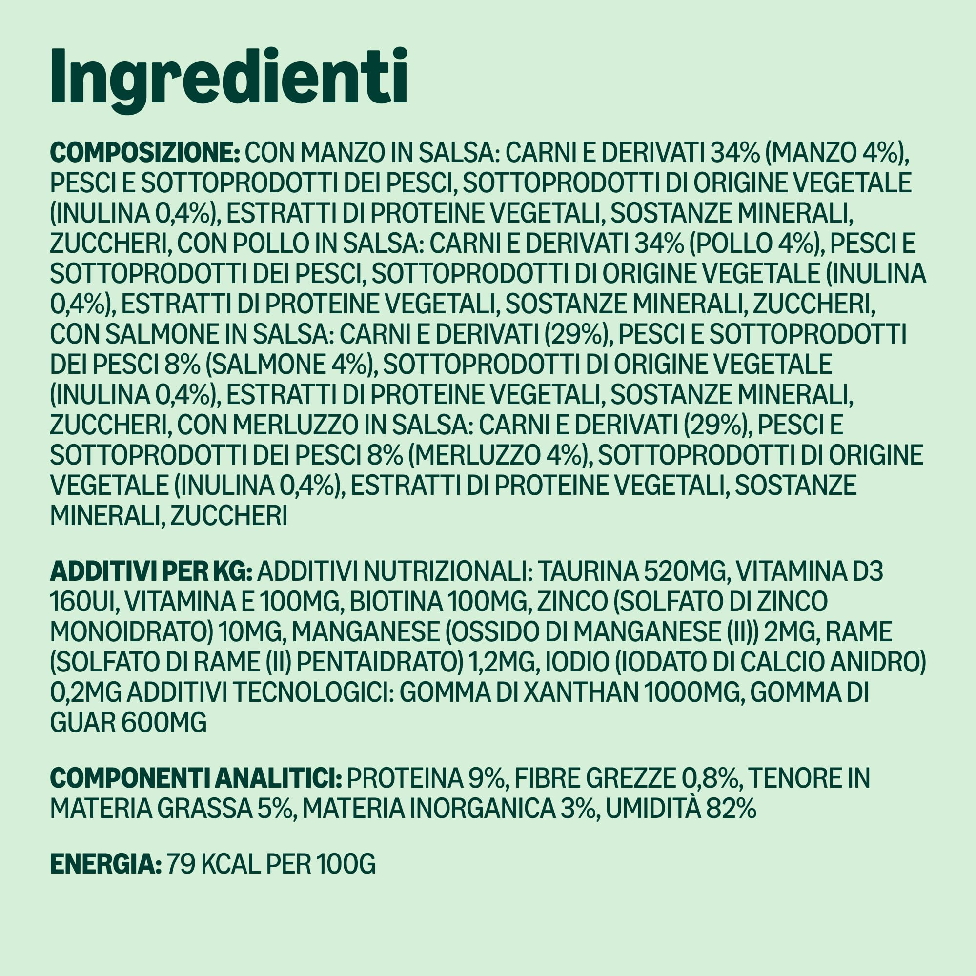 by Amazon Alimento completo per gatti adulti, Selezione mista in salsa, 4.8 kg, 48 Confezioni da 100g (Precedentemente Marchio - Lifelong)