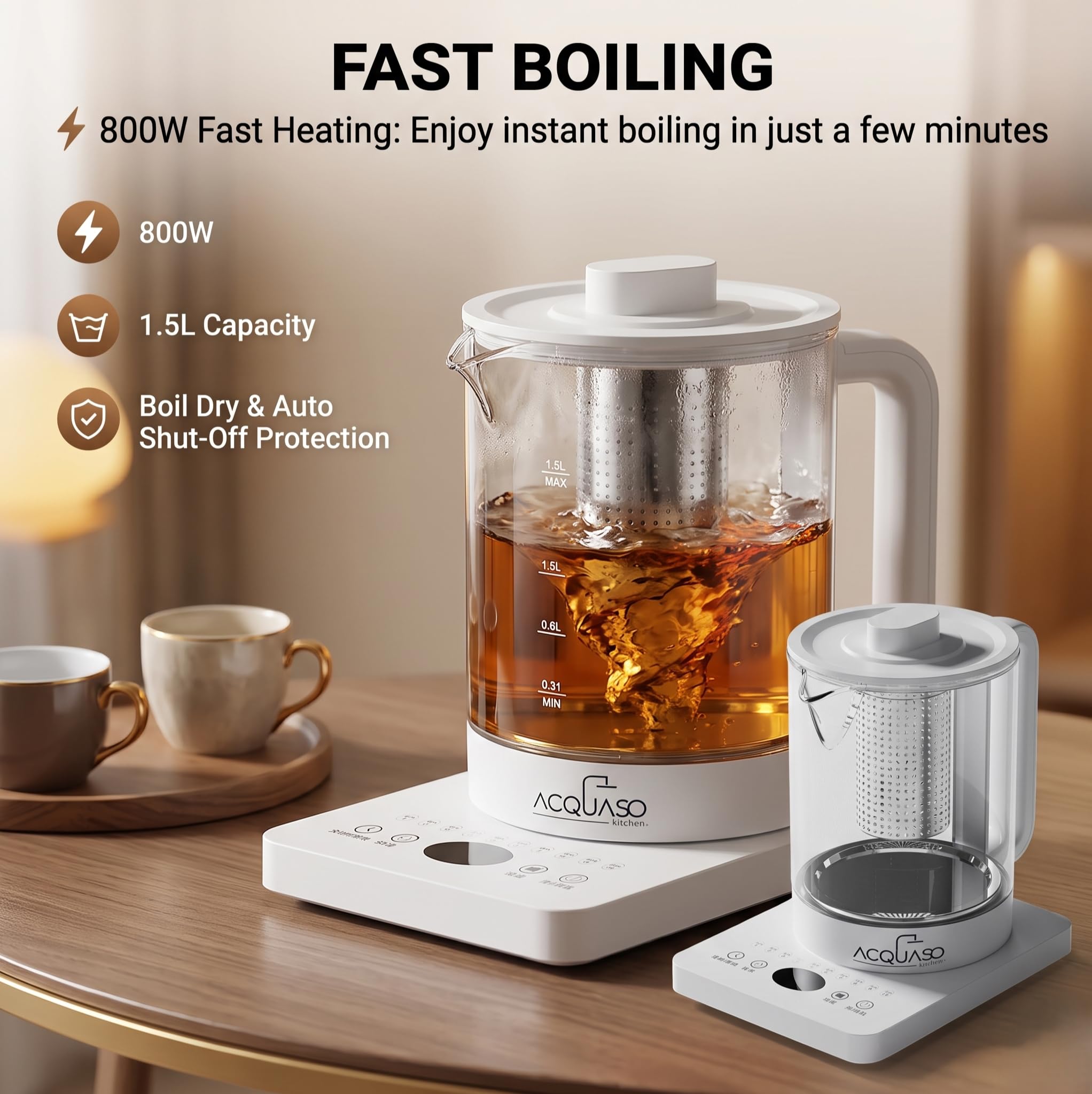 Boil Pro Smart Electric Kettle - Precise Temp Control -3 Boil Pro Smart Electric Kettle - Precise Temp Control -3