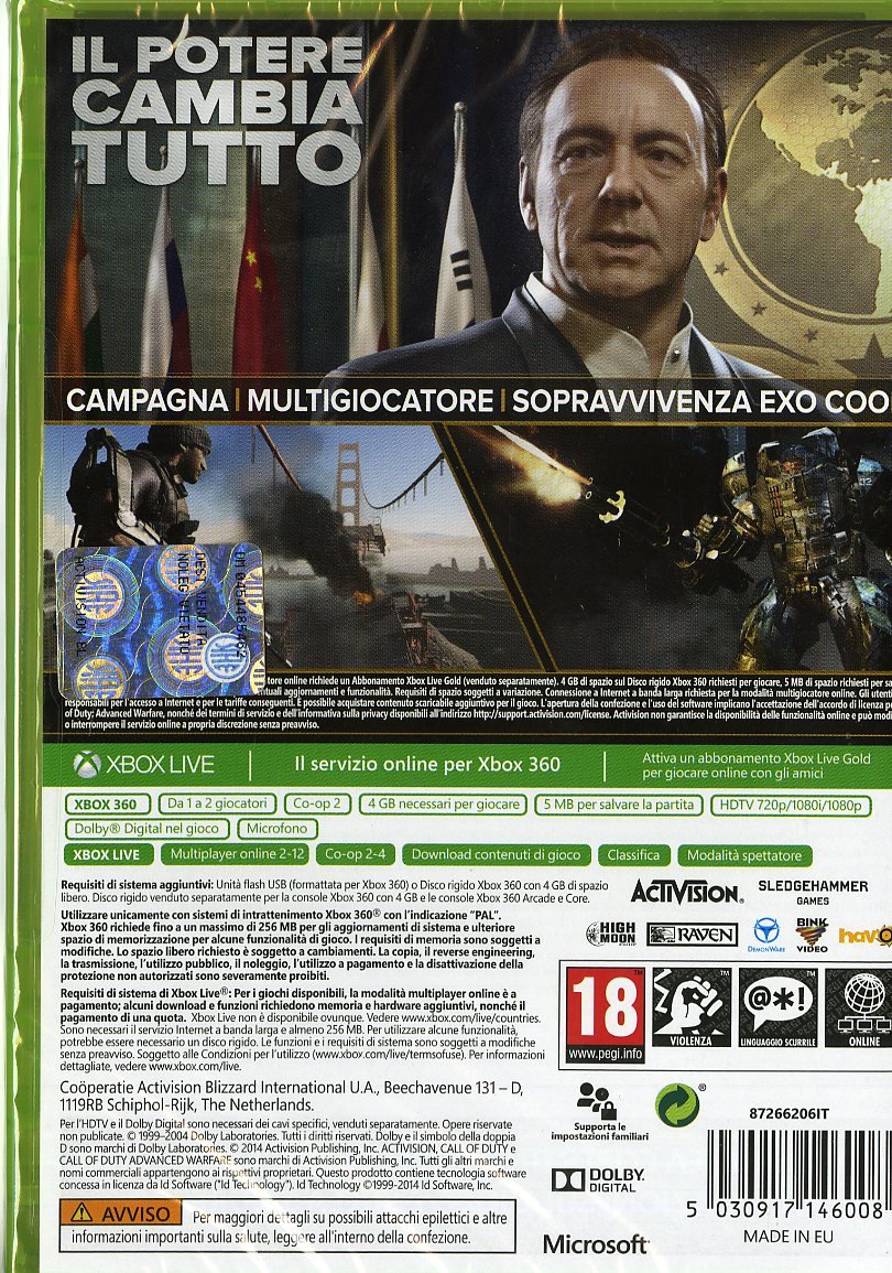 Call Of Duty: Advanced Warfare - Day Zero Edition - Xbox 360 [Edizione: Regno Unito - Foto 6