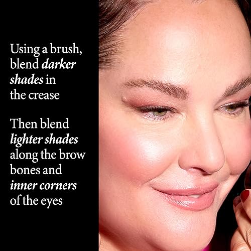 Miniatura 3 de LAURA GELLER NEW YORK Sombra de ojos horneada, crema de mantequilla rosa  A prueba de arrugas y manchas  4 sombras de ojos pigmentadas de aspecto