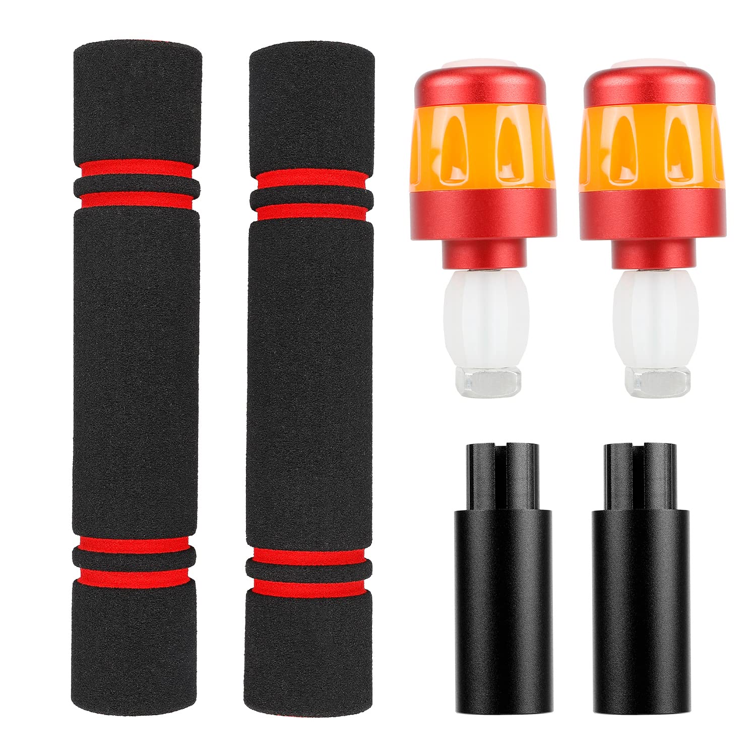 LED-Warnleuchte und Verlängerungsstange für Xiaomi M365 Pro Pro2 1S Mi3 für Segway Ninebot ES1 2 3 4 5 E22 E25 Blinker, Elektroroller
