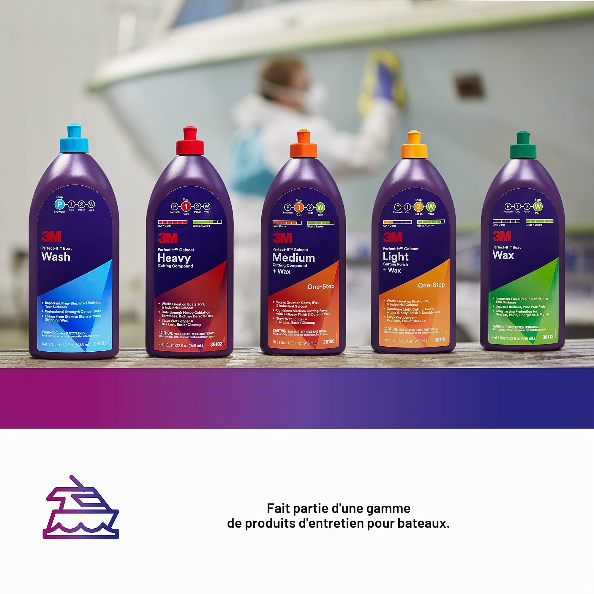 3 M Perfect It Gel de polissage 946 ml