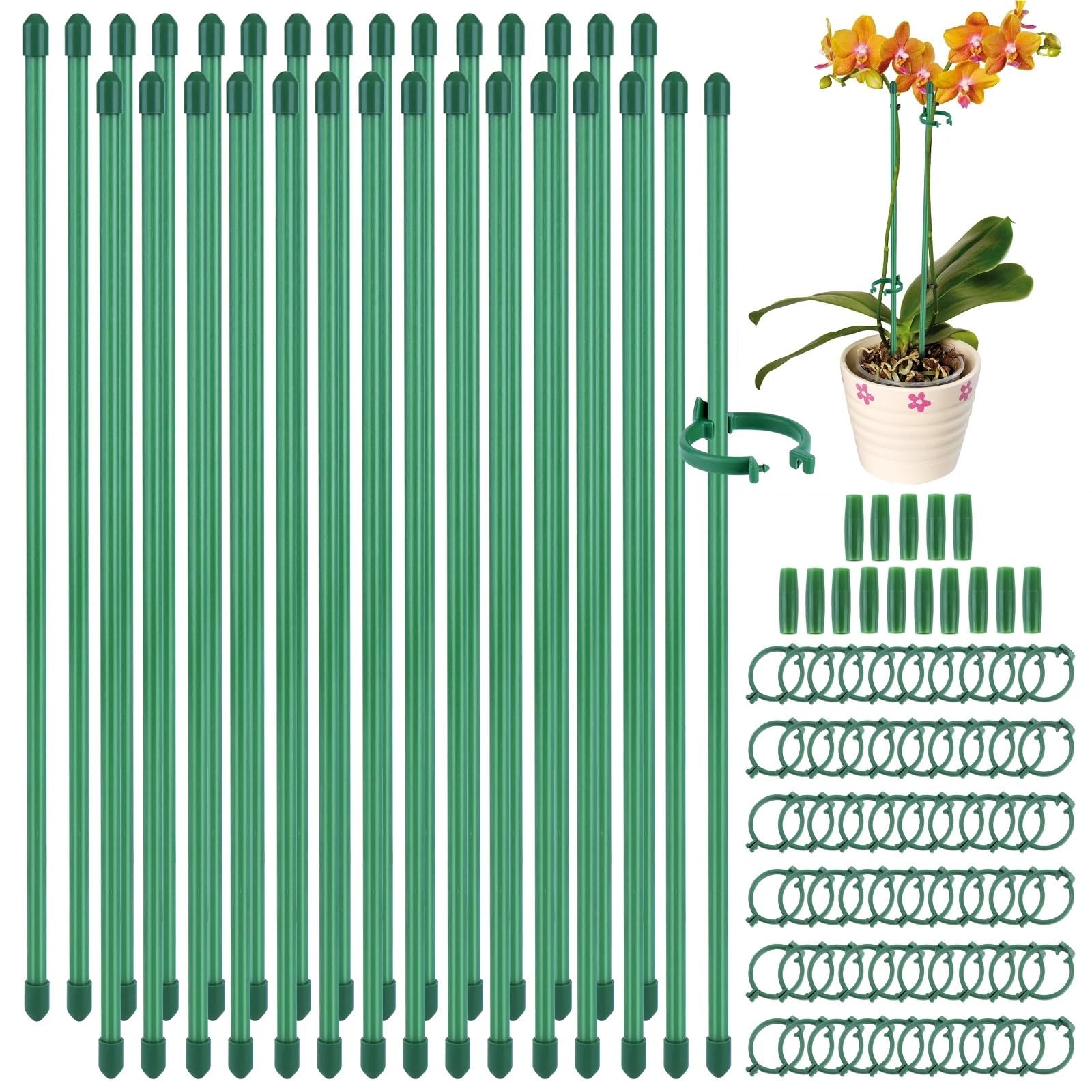 Tuteur Plante Lot de 30 Tuteurs réglables et multifonctionnels for Plantes d'intérieur, orchidées, pivoines Autres