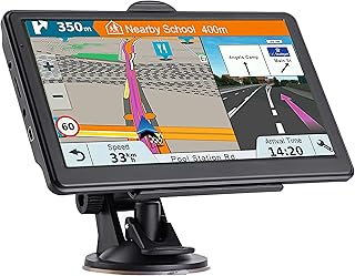 GPS Navigation for Car，Truck 2023 Maps Vehicle GPS Navigation 7 Inch Touch Screen Spoken Direction Reminding Navigation System for Cars, Vehicle GPS Satellite Navigator Free Lifetime Updates