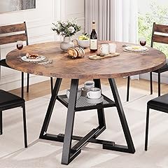 Jocoevol Vintage Round Pedestal Dining Table